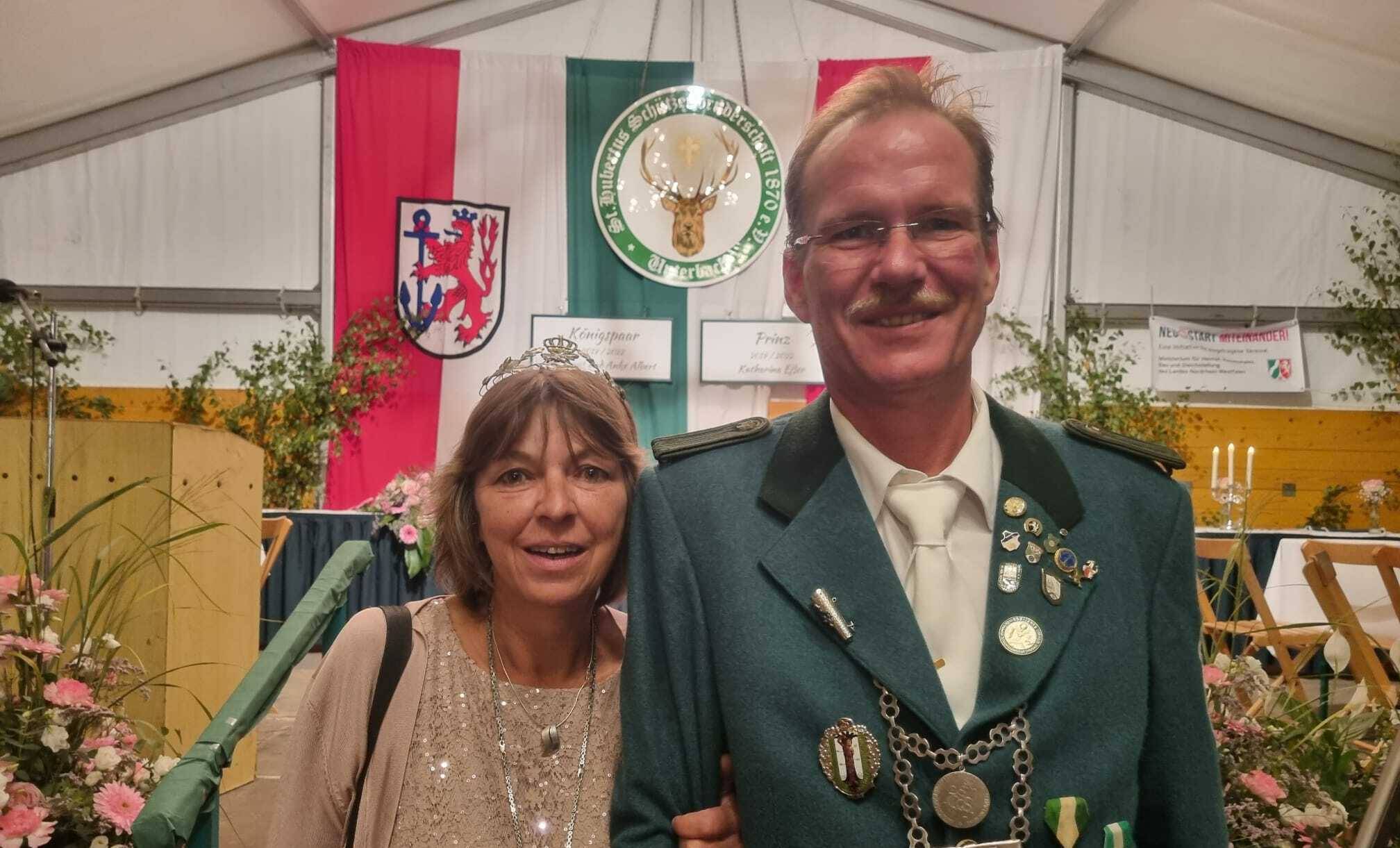 Königspaar Andreas und Petra Steffens