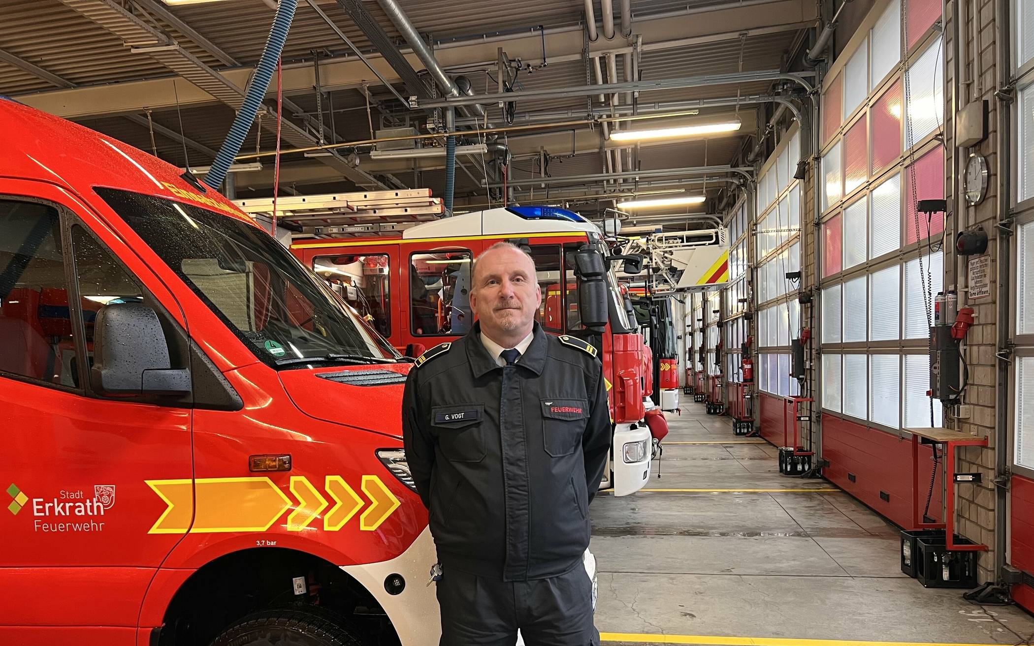 Feuerwehr-Chef Guido Vogt sagt: „Die Menschen müssen sich wieder besinnen.“  