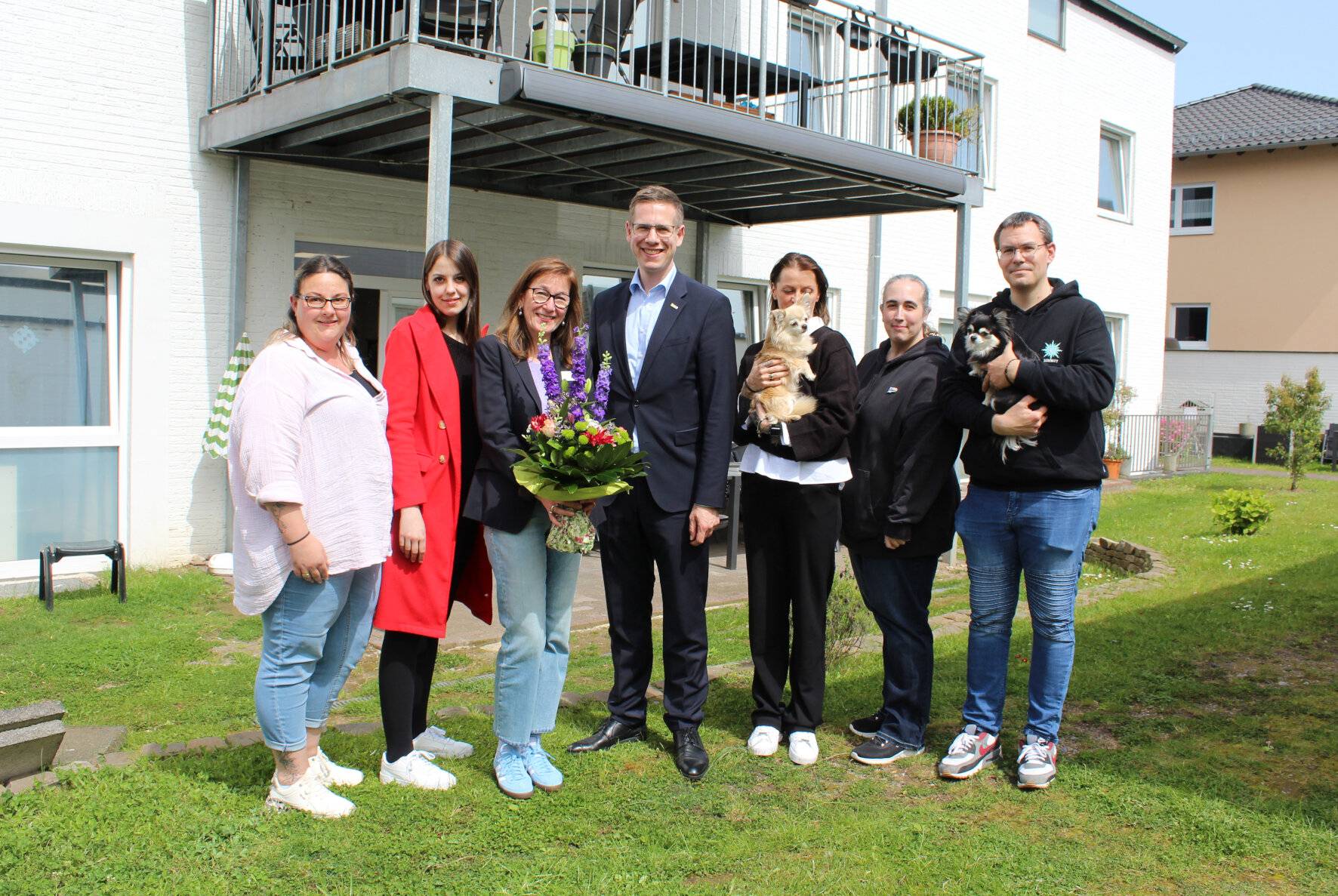 Bürgermeister besucht Intensivpflegeeinrichtung in Hochdahl