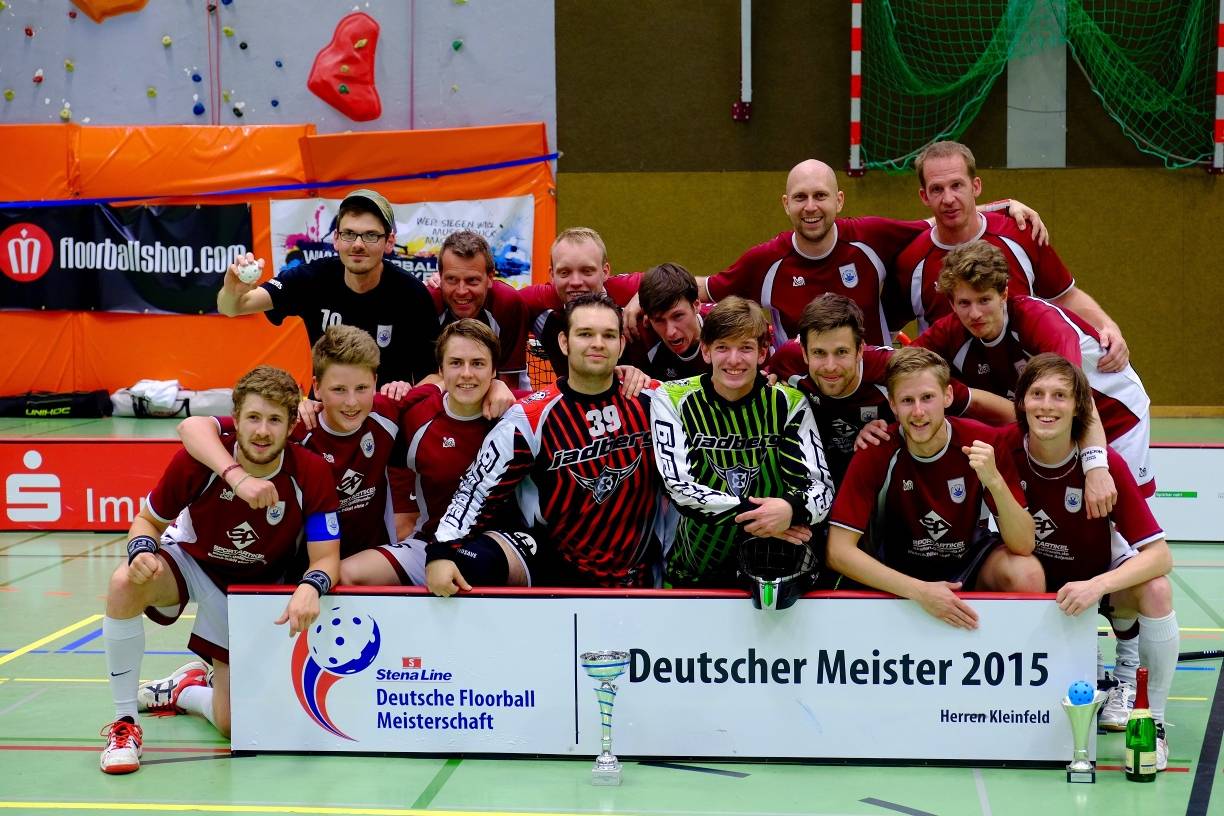 Hochdahl ist Deutscher Meister 2015 im Floorball