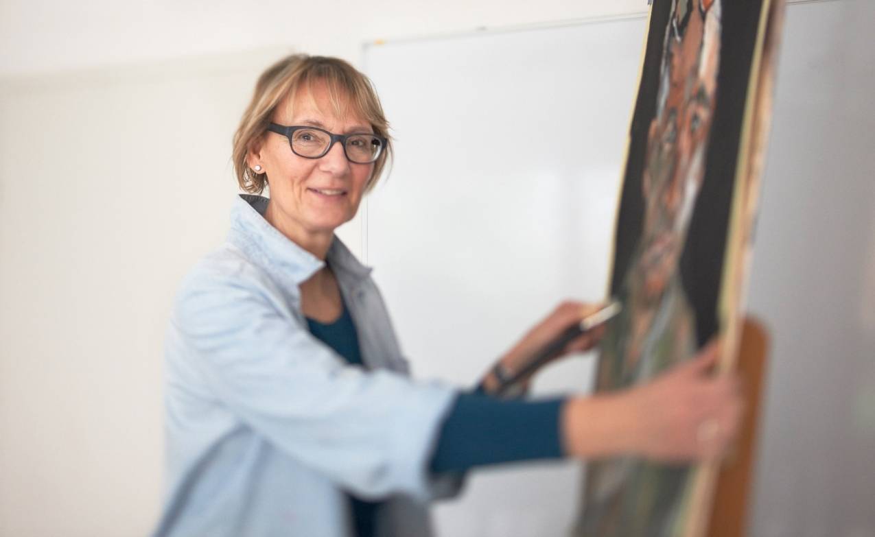 Malerin Irmgard Hamacher lädt zu Workshops ein