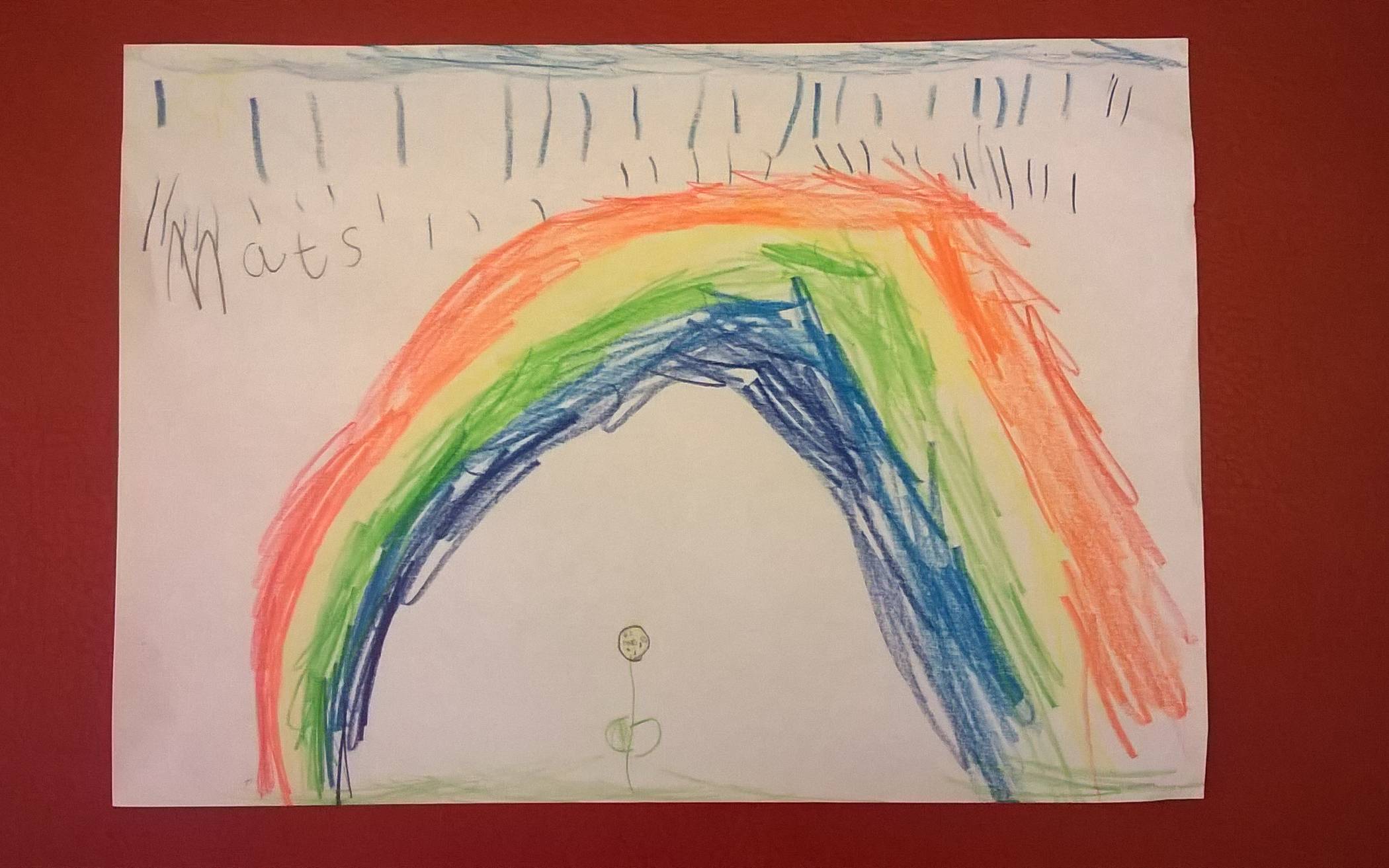 Ein Regenbogen als Hoffnungszeichen.