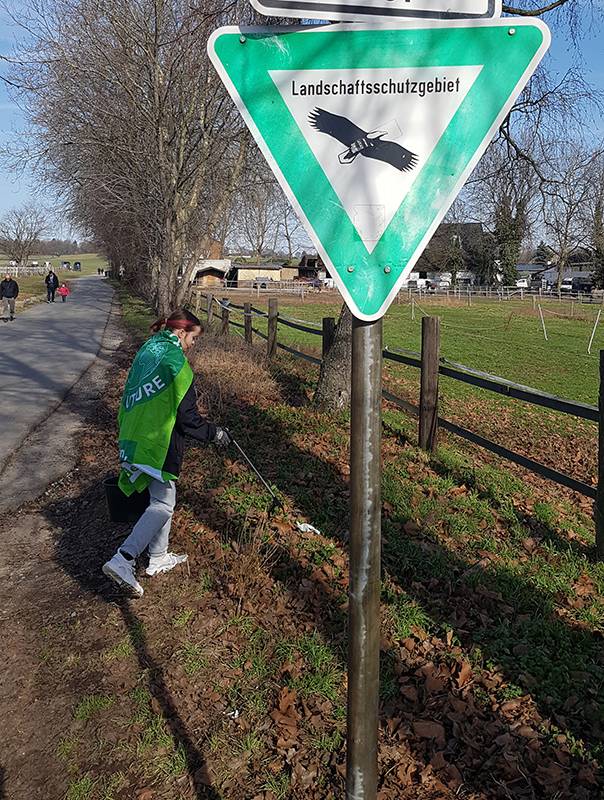  Dreck weg-Tag 2021 mit den Helfern von Fridays for Future Erkrath. 