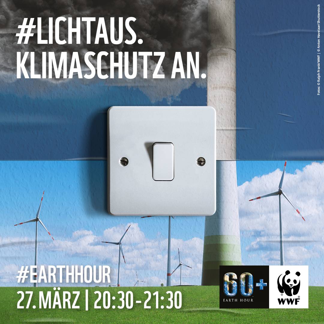 Earth Hour 2021: Licht aus – Klimaschutz an!