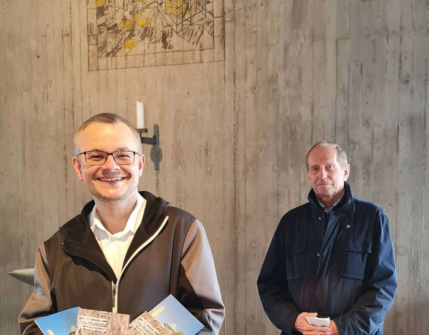  Martin Grote (Pastoralreferent) und Michael Stephan (Stiftung St. Johannes der Täufer). 