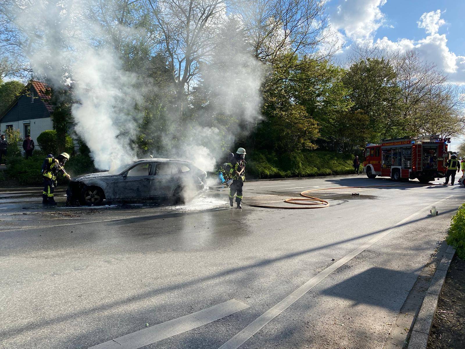  Die Feuerwehr hatte den Brand schnell unter Kontrolle. 