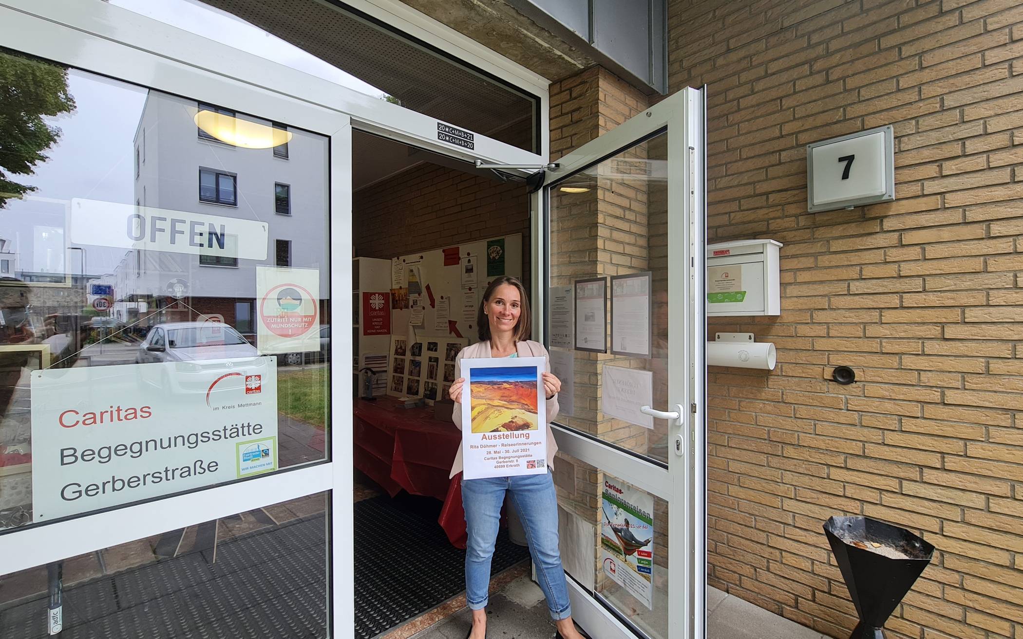  Anita Hungele freut sich, dass sie die Begegnungsstätte Gerberstraße wieder für Gruppenangebote öffnen darf. Mehr Infos dazu gibt es unter Telefon 0211/243553. 