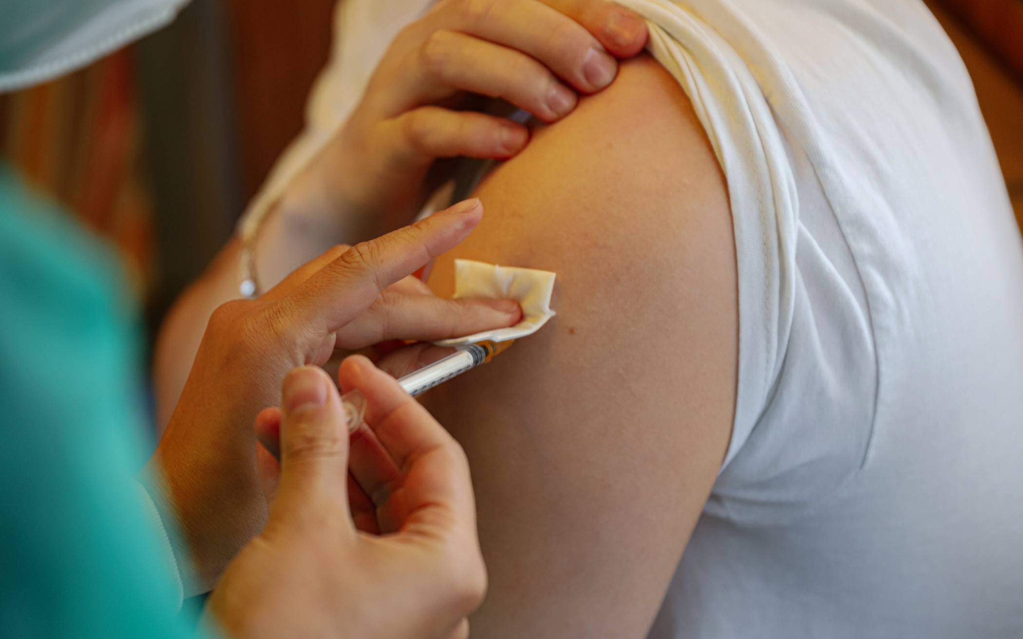 Mobiles Impfangebot beim Erkrather Feierabendmarkt