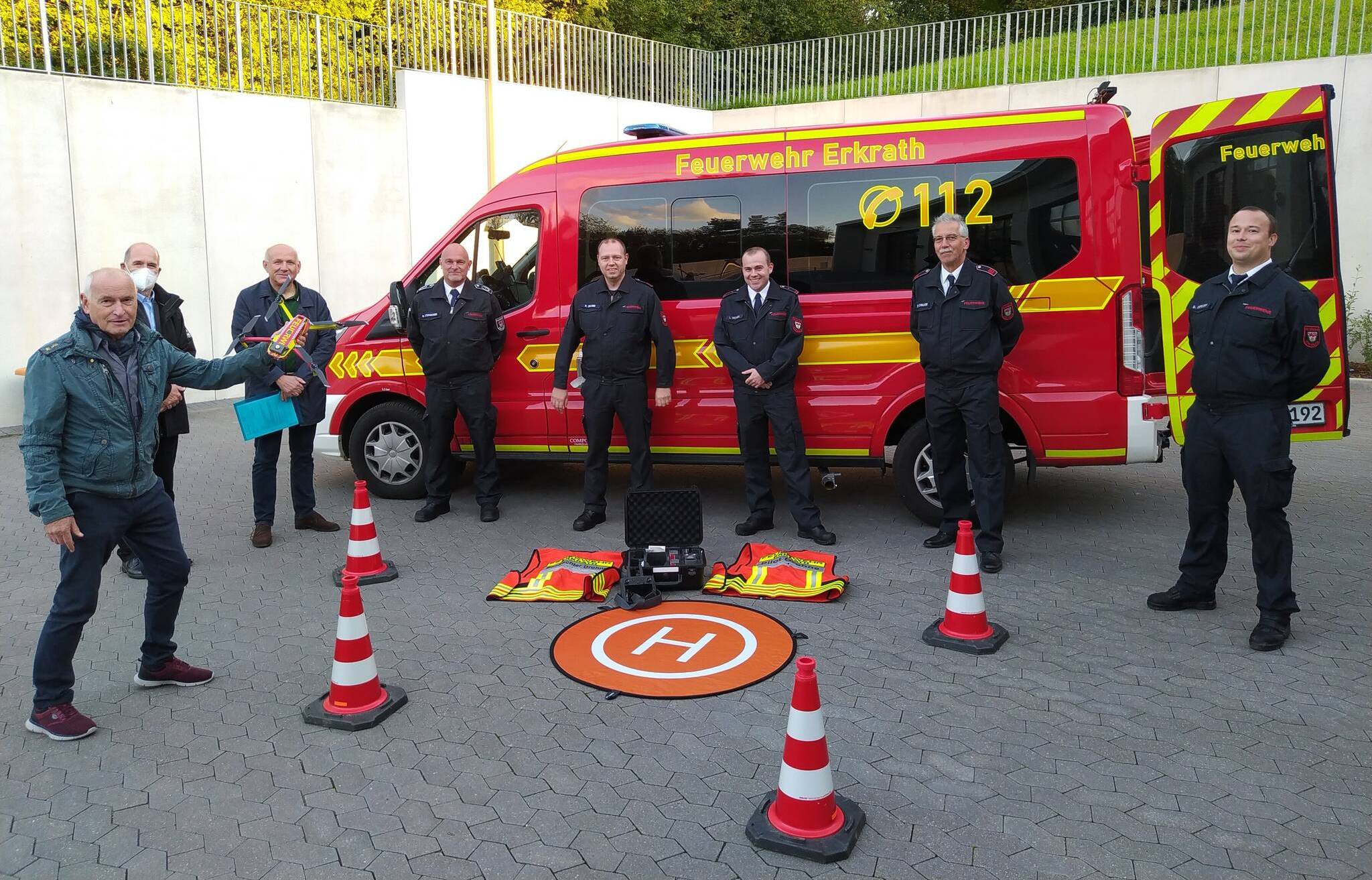 Feuerwehr Erkrath stellt Drohneneinheit in Dienst