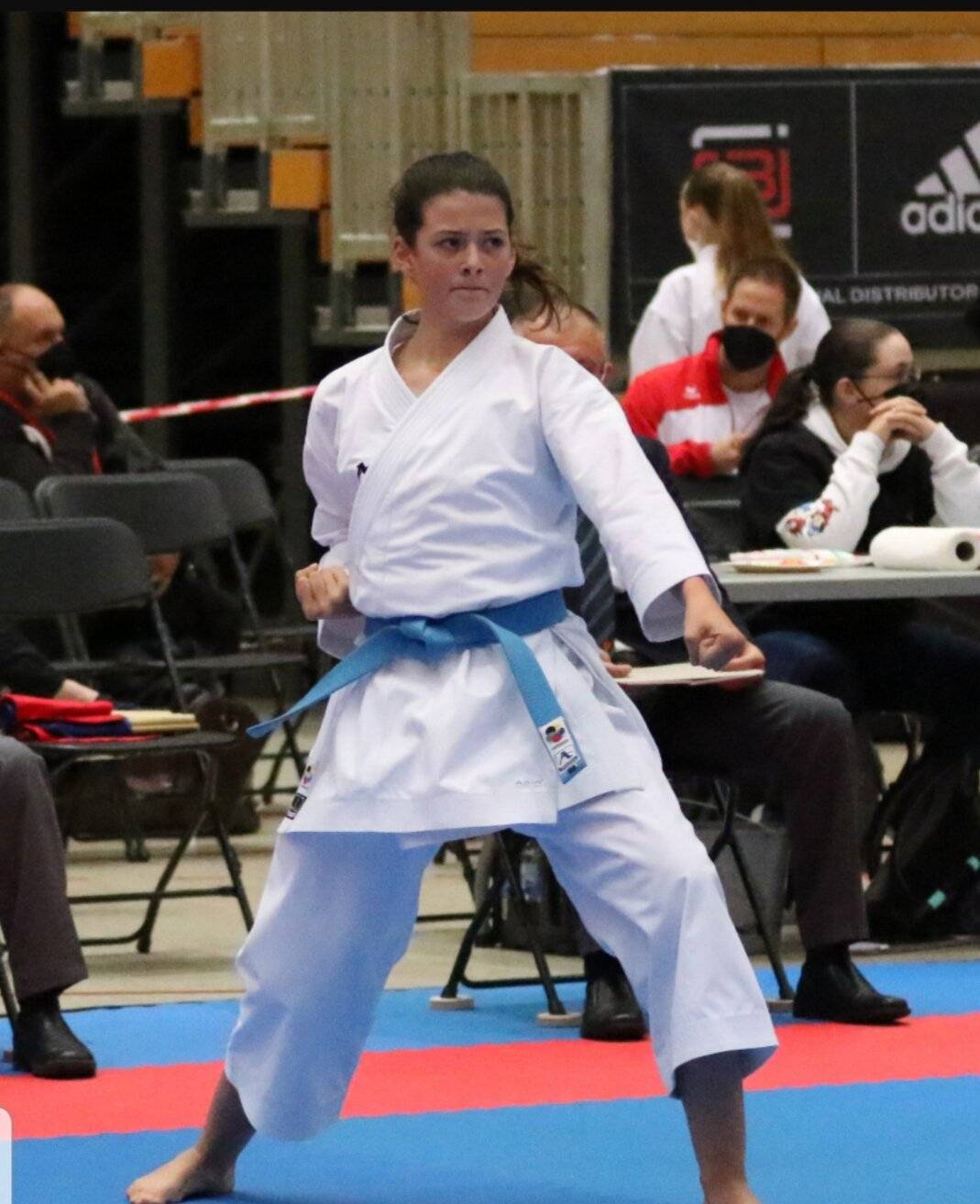  Karate-Sportler des TuS Erkrath: Frida Küsters . 