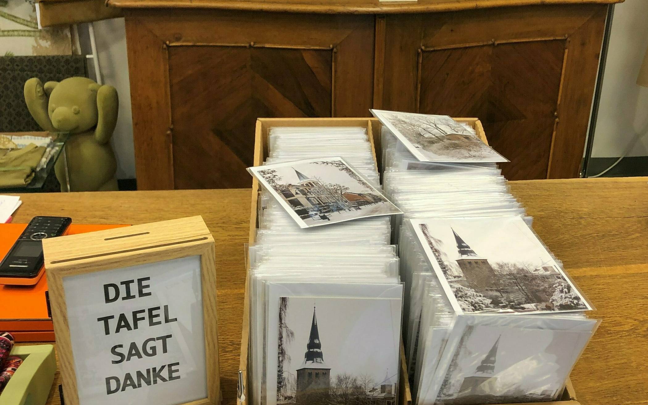 Weihnachtskarten für die Tafel