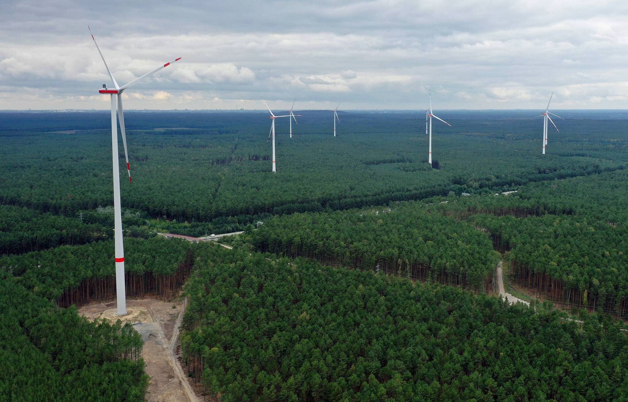 Trianel Windpark Spreeau ist fertiggestellt.