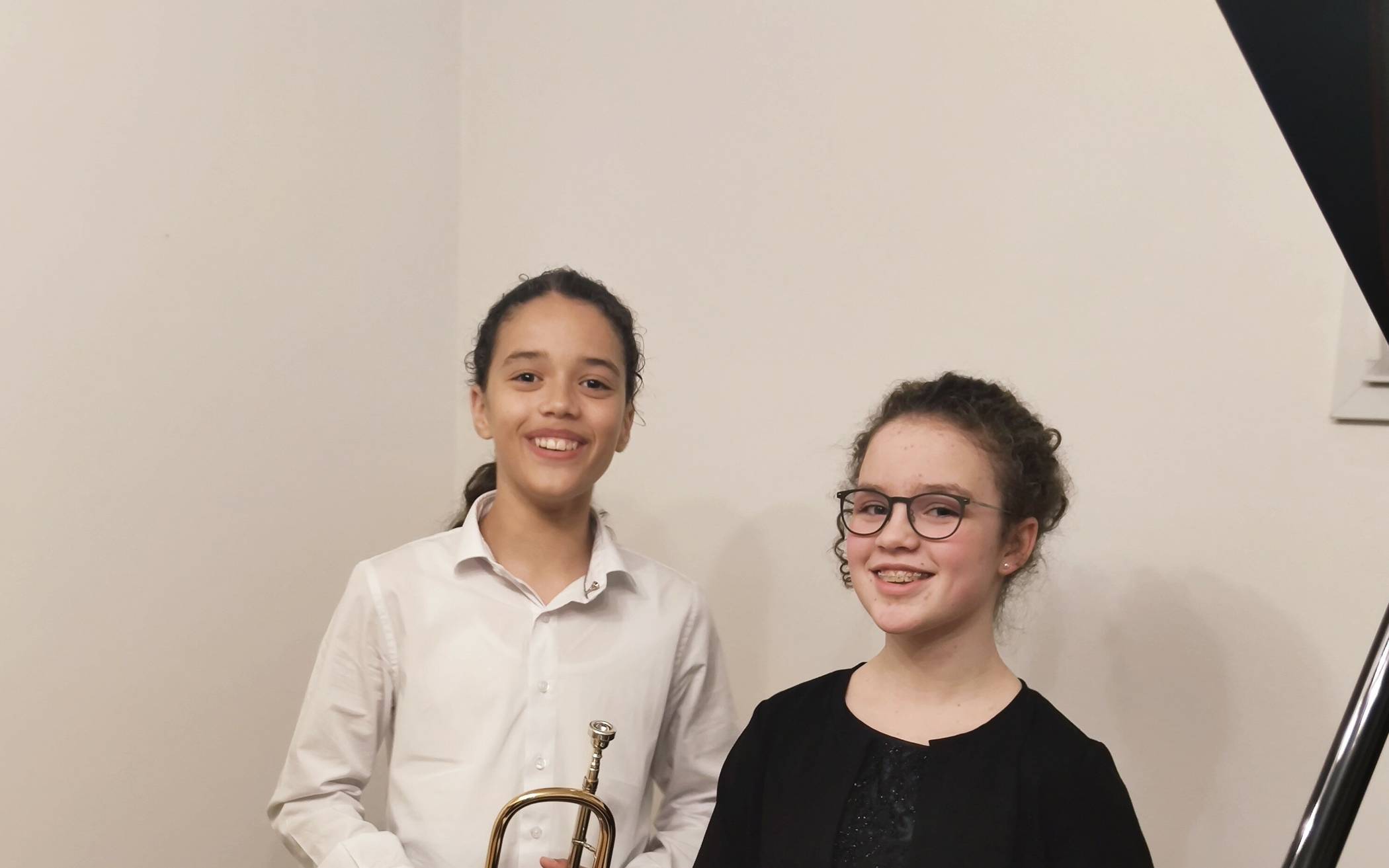  Sophia Amelingmeyer und Jakob Ibrahim haben beim diesjährigen Wettbewerb „Jugend musiziert“ als Duo mit Klavier und Blasinstrument den ersten Platz in der Altersgruppe III belegt. 