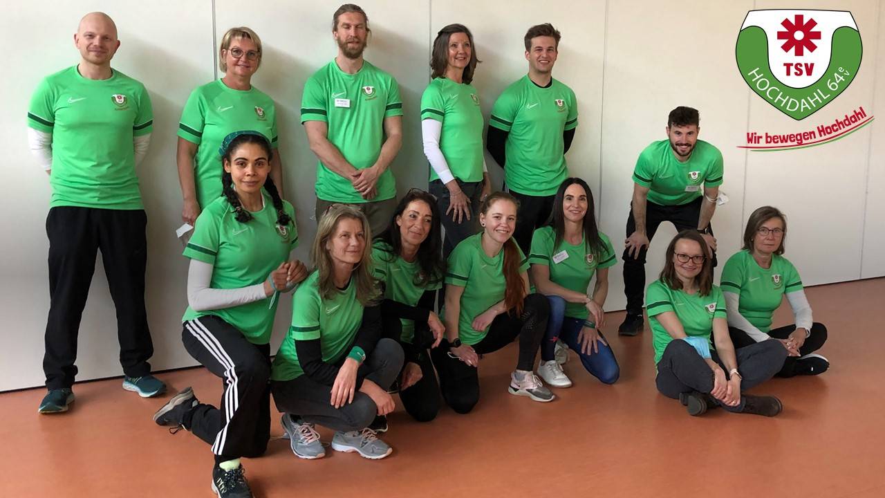  Das TSV-Team am Gesundheitstag. 