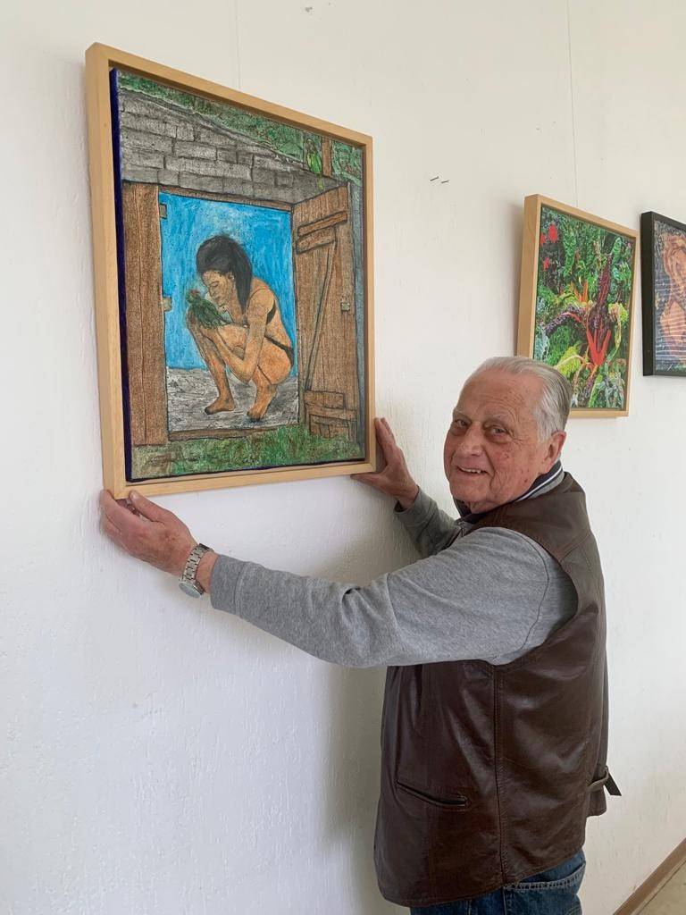 Ein langjähriges Mitglied der NEANDERARTgroup stellt aus : Ausstellung Juan Wiza in der Caritas-Begegnungsstätte Gerberstraße
