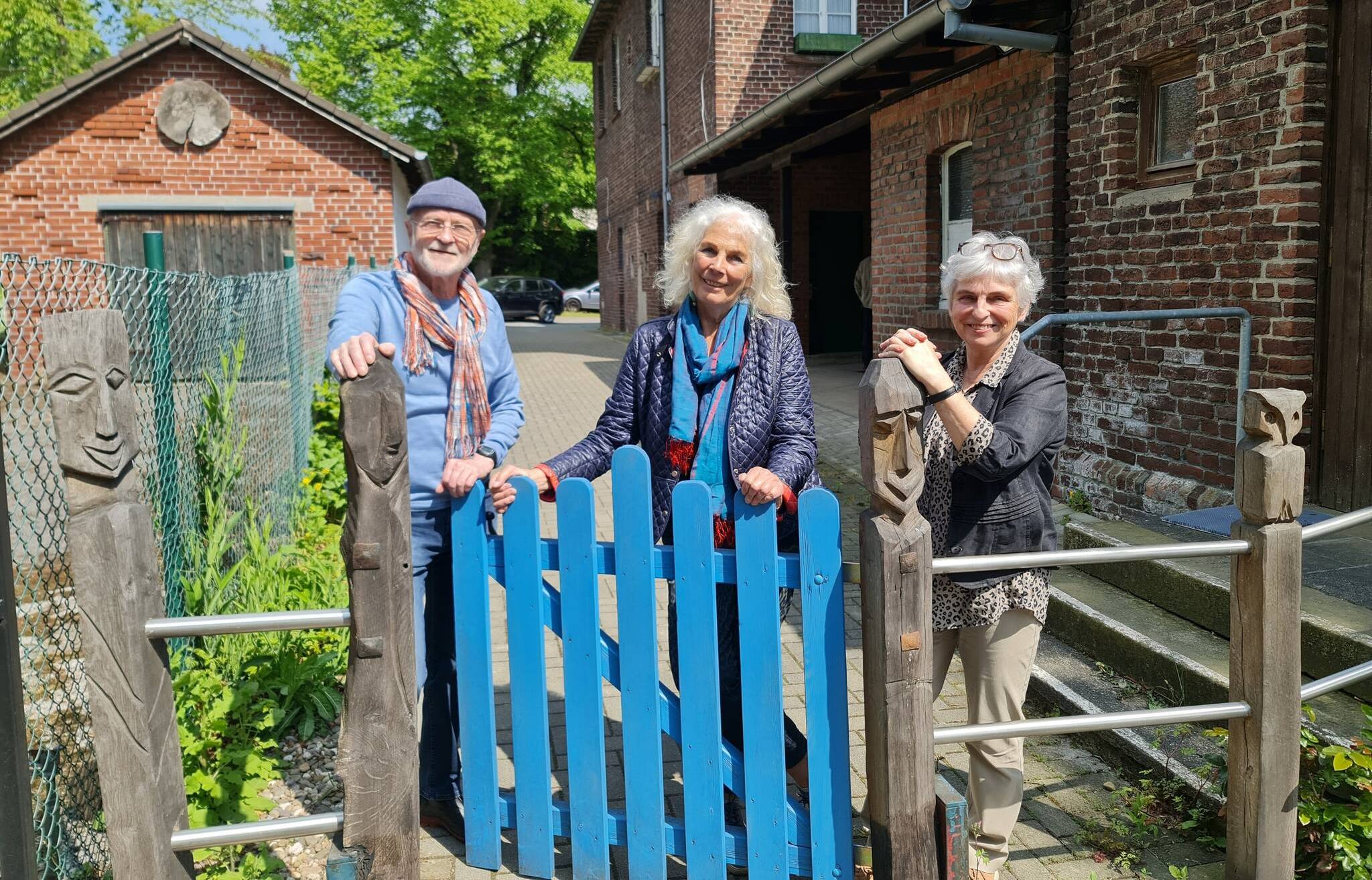  (v.li.) Wolfgang Sendermann, Brigitte van Laar und Anna Owsiany-Masa. 