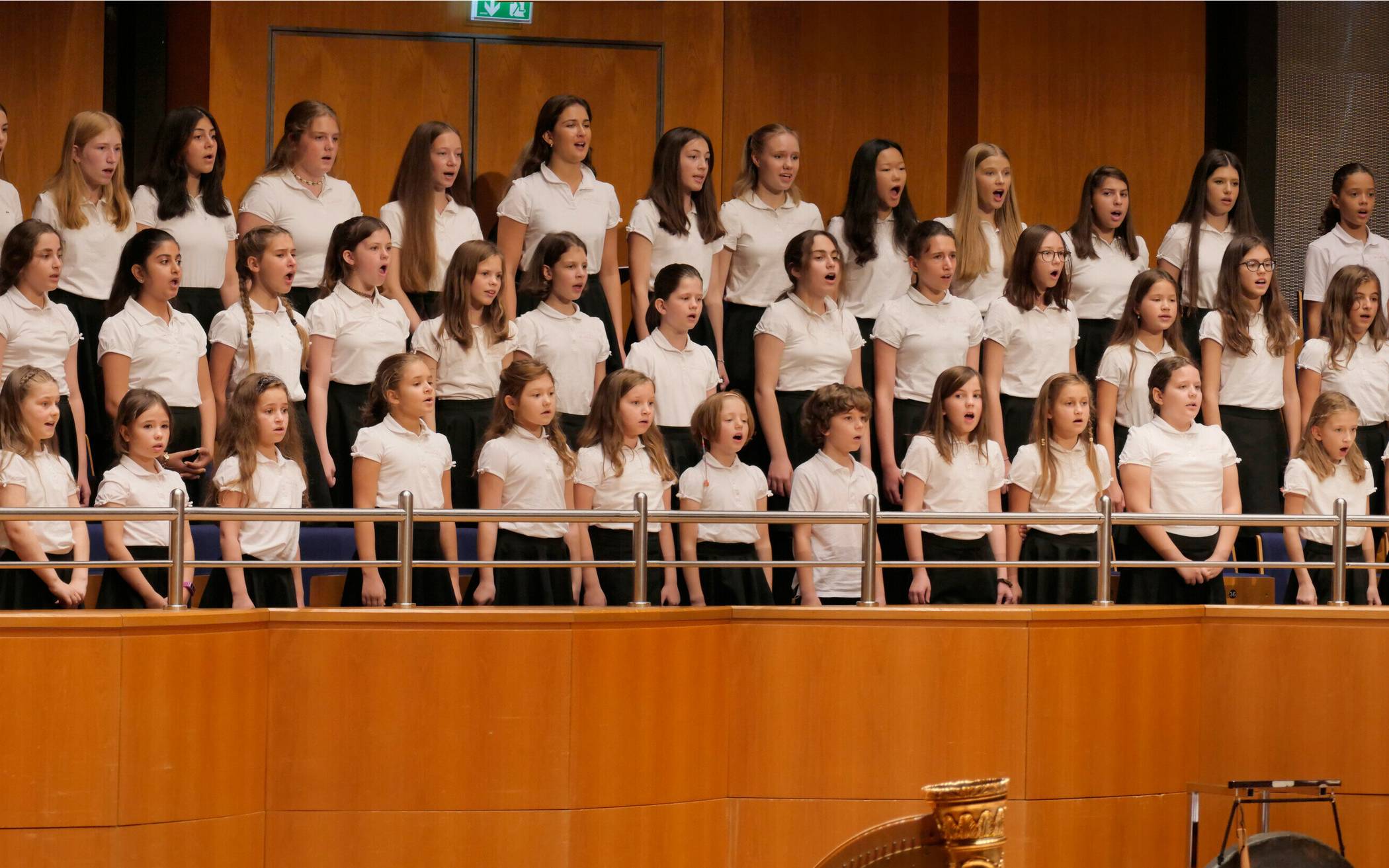 Der Kinderchor der Akademie für Chor und Musiktheater Düsseldorf.