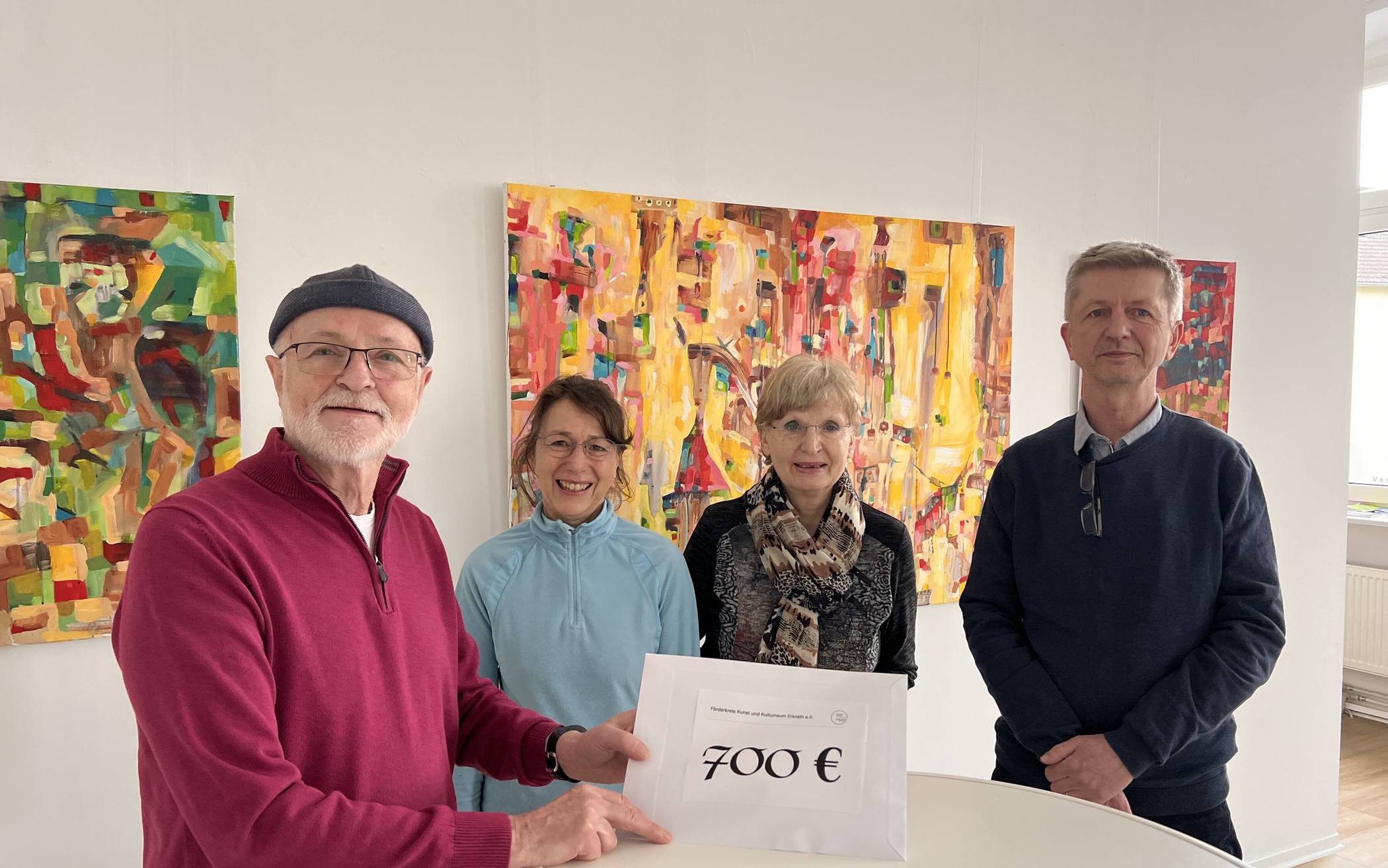 Kunsthaus Erkrath spendet 700 Euro