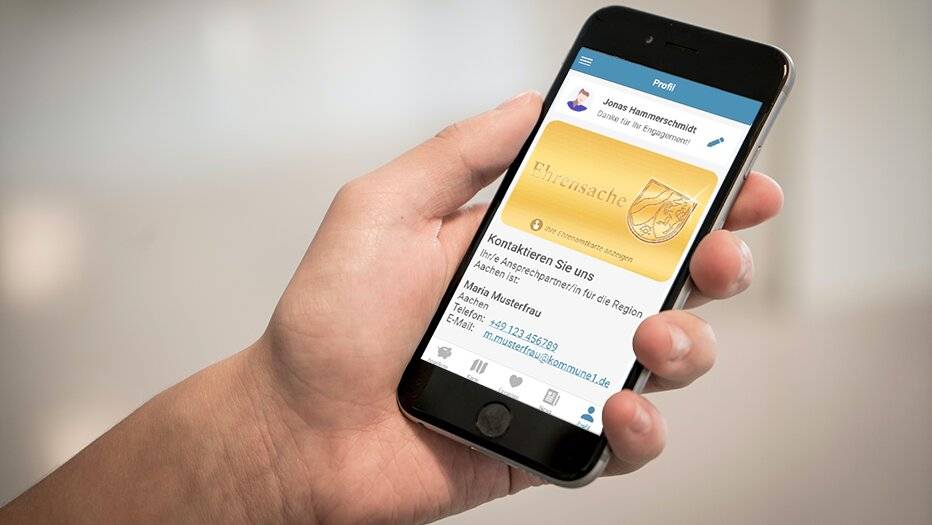 Die Ehrenamtskarte wird digital