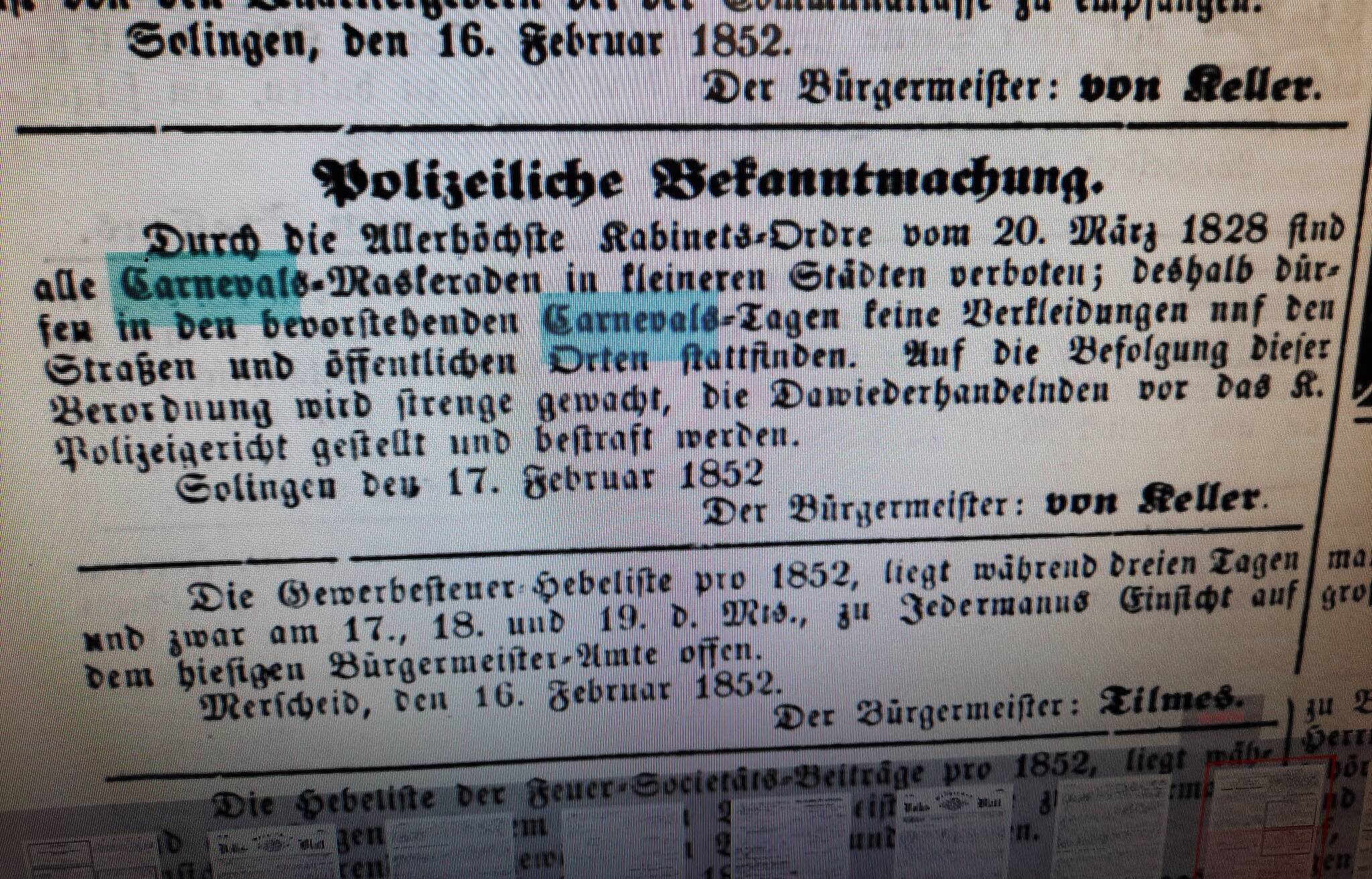 Bergisches Volksblatt vom 17. Februar...