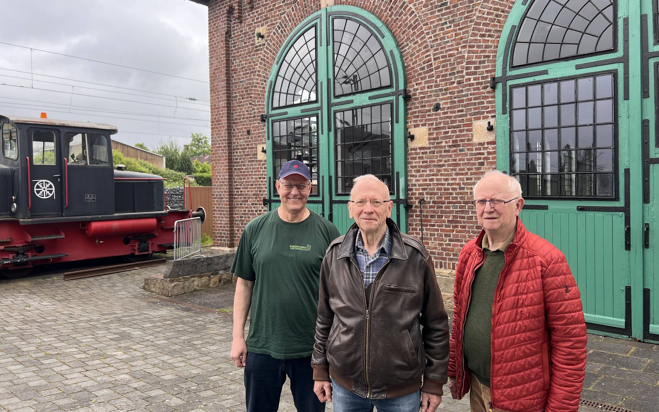 (v.li.) Michael Freiherr, Gottfried und Herbert Bander vom Bürgerverein Hochdahl.