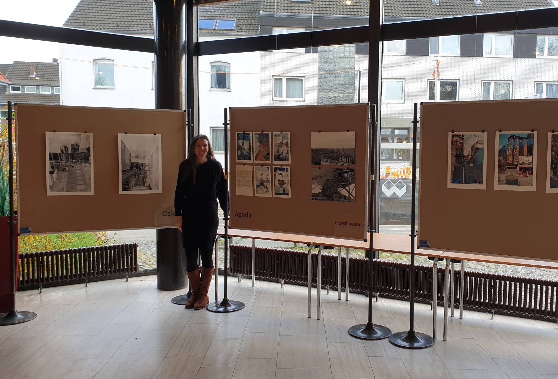 Nach ihrer ersten Ausstellung im Rahmen