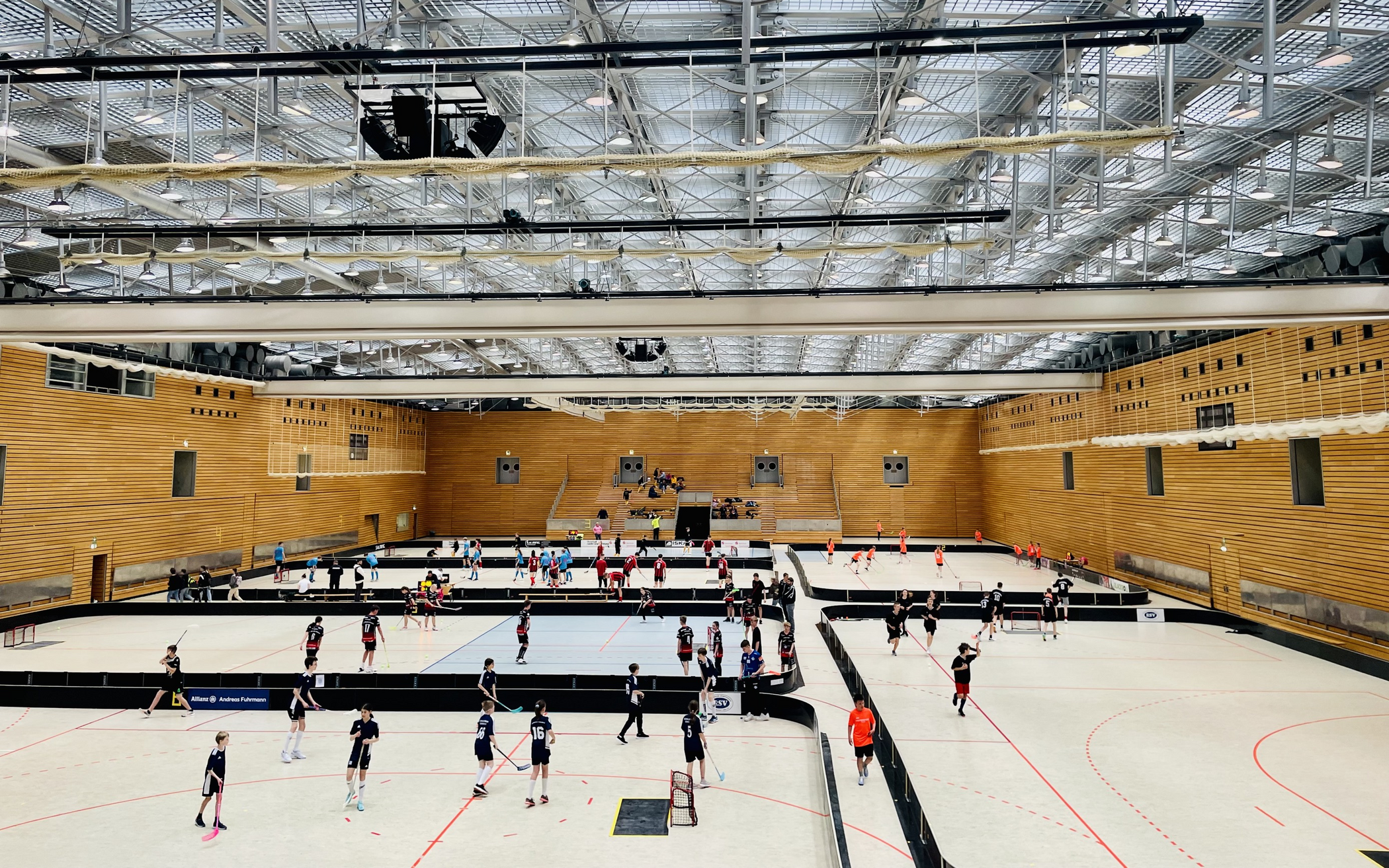  Bundesfinale des Floorball Schulcups im Berliner Horst-Korber-Sportzentrum. 