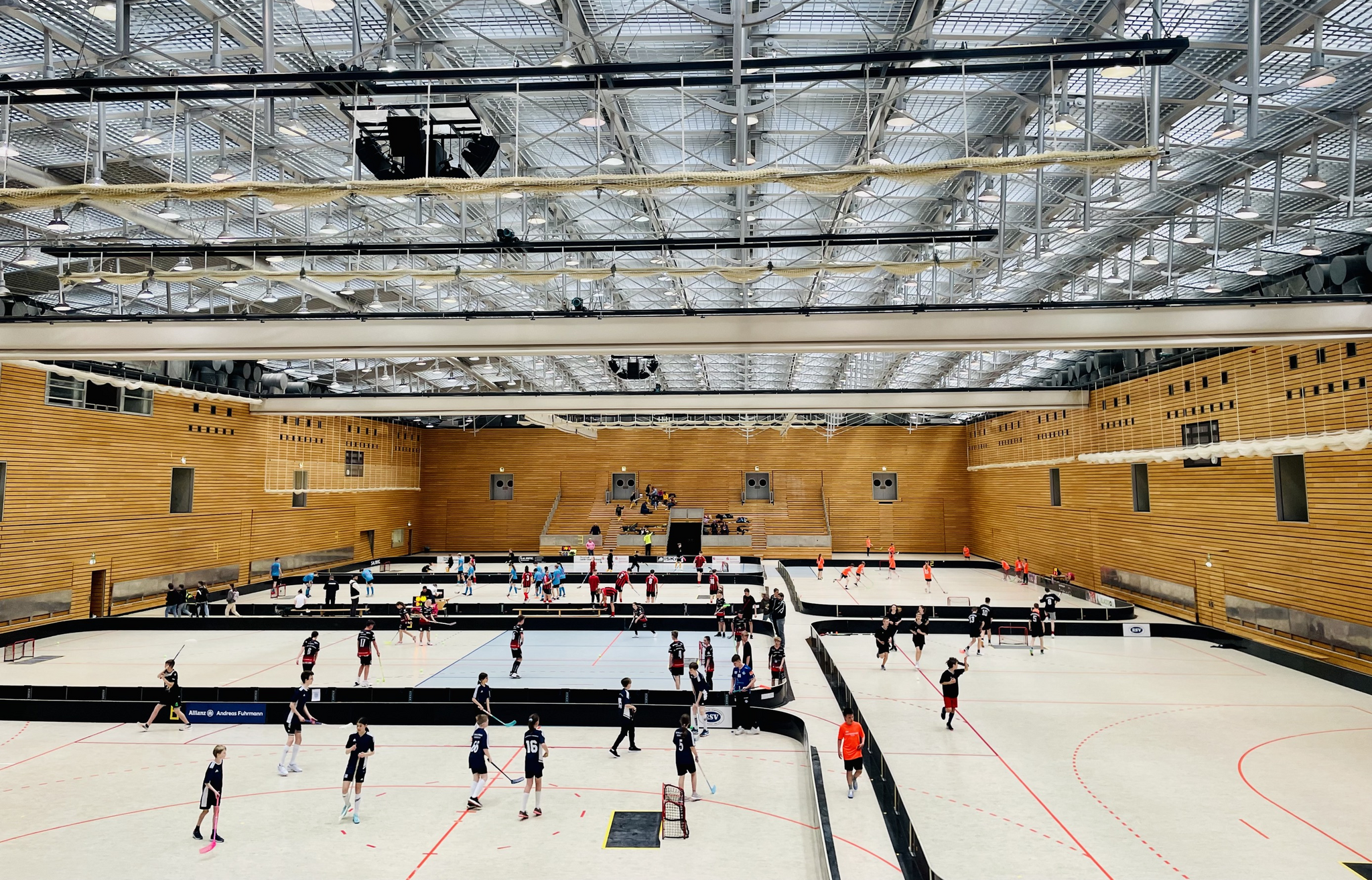  Bundesfinale des Floorball Schulcups im Berliner Horst-Korber-Sportzentrum. 