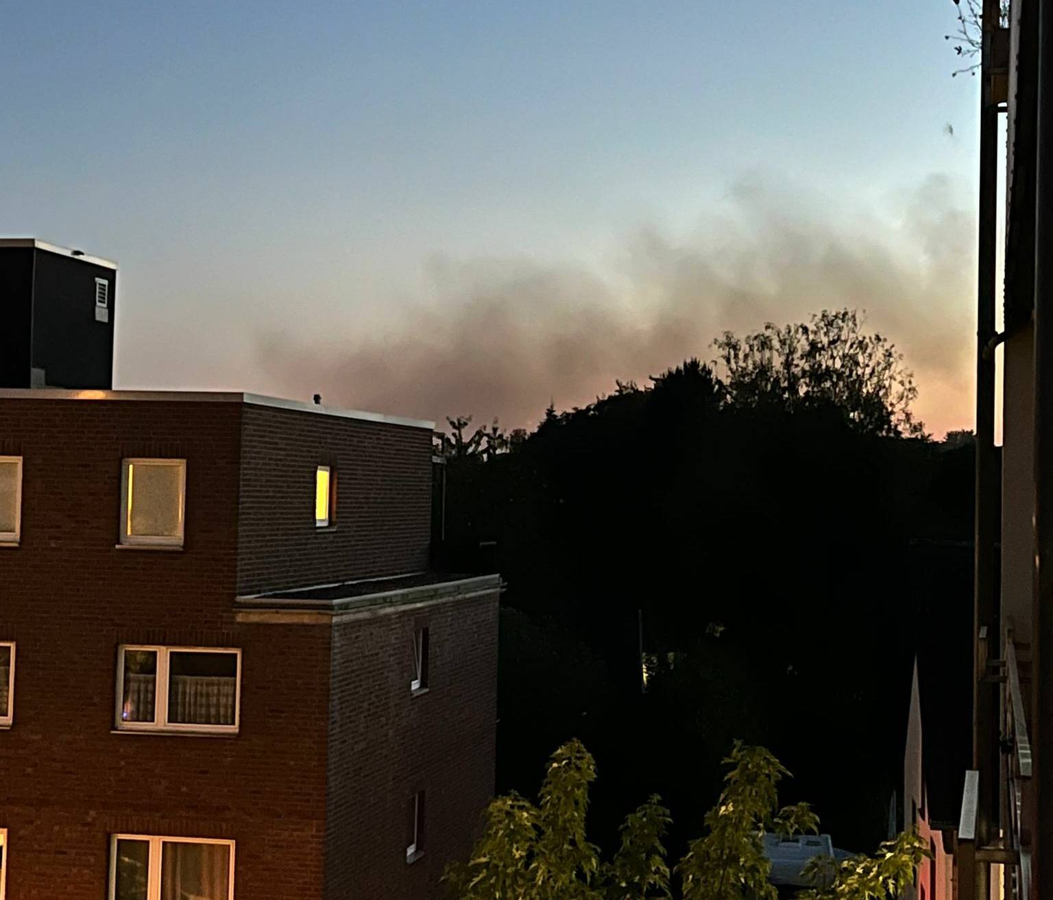 Rauchentwicklung Einsatzstelle Rolandstraße.