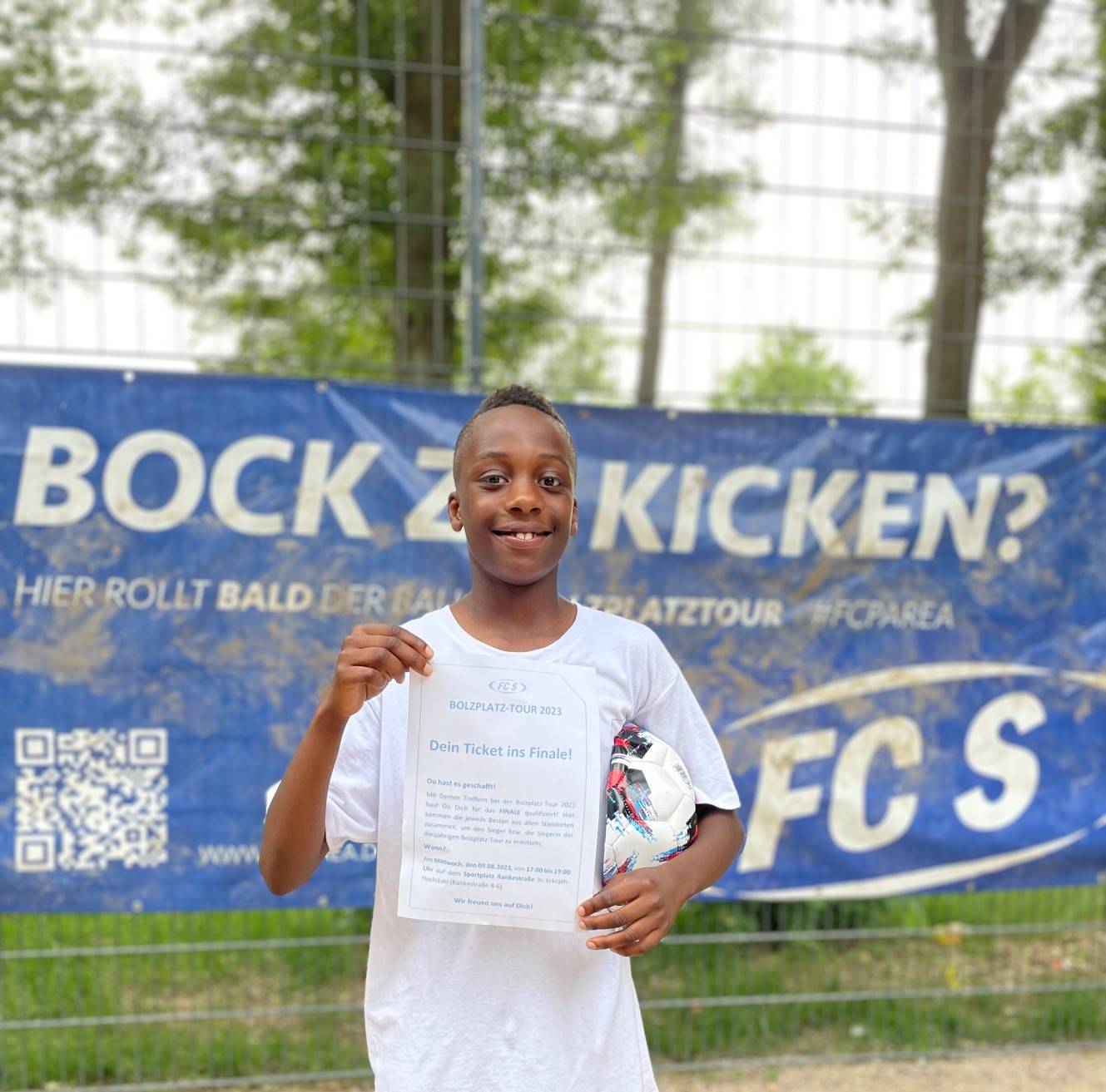 Bolzplatz-Tour: Fußball-Fest in der Sandheide