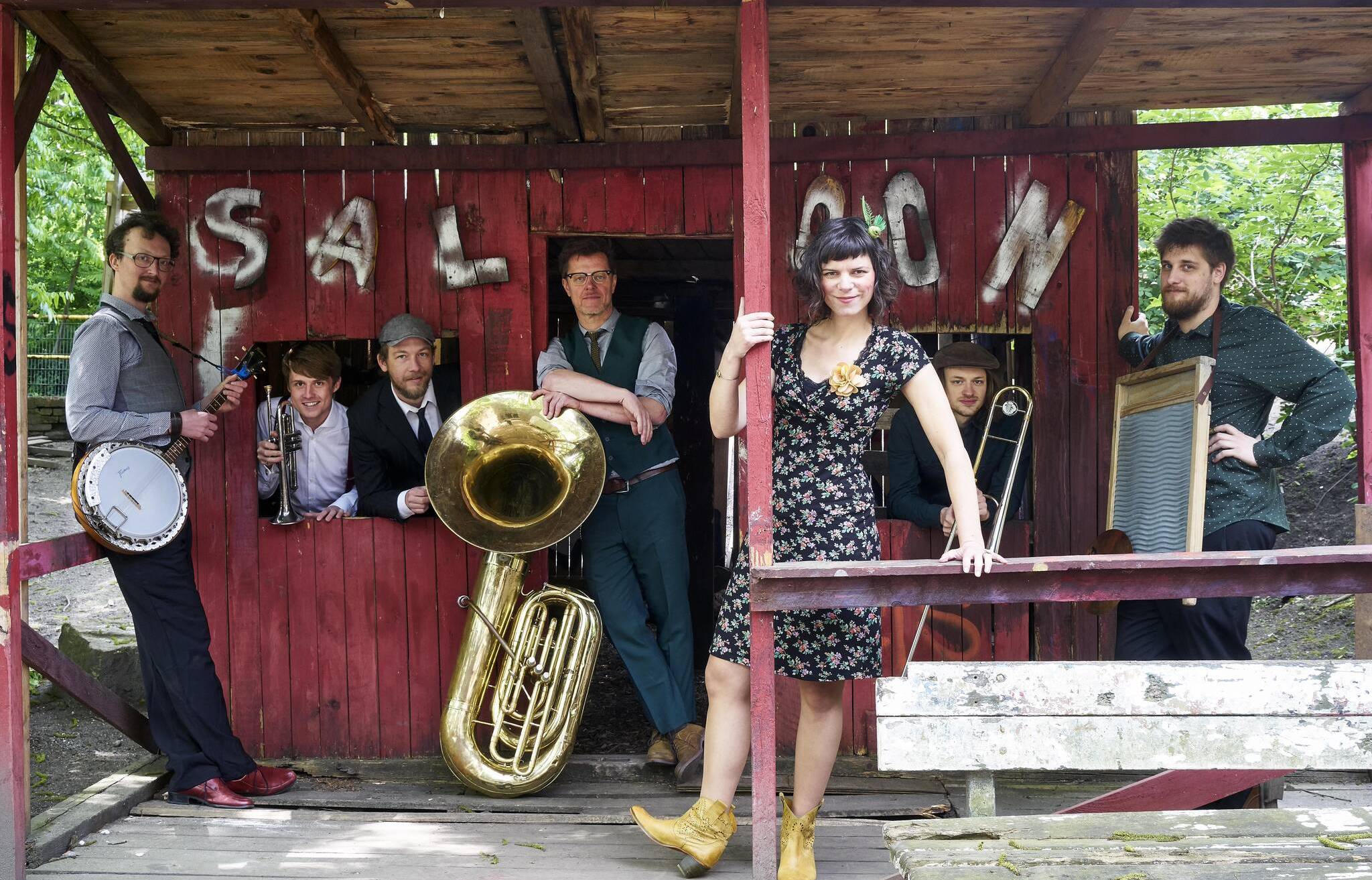 Old-fashioned New Orleans Jazz zu Gast im Lokschuppen