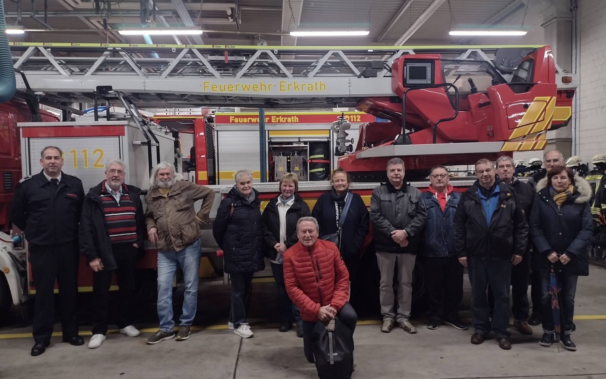  Der Seniorenrat Erkrath besuchte kürzlich Feuerwehrwache in Hochdahl. 