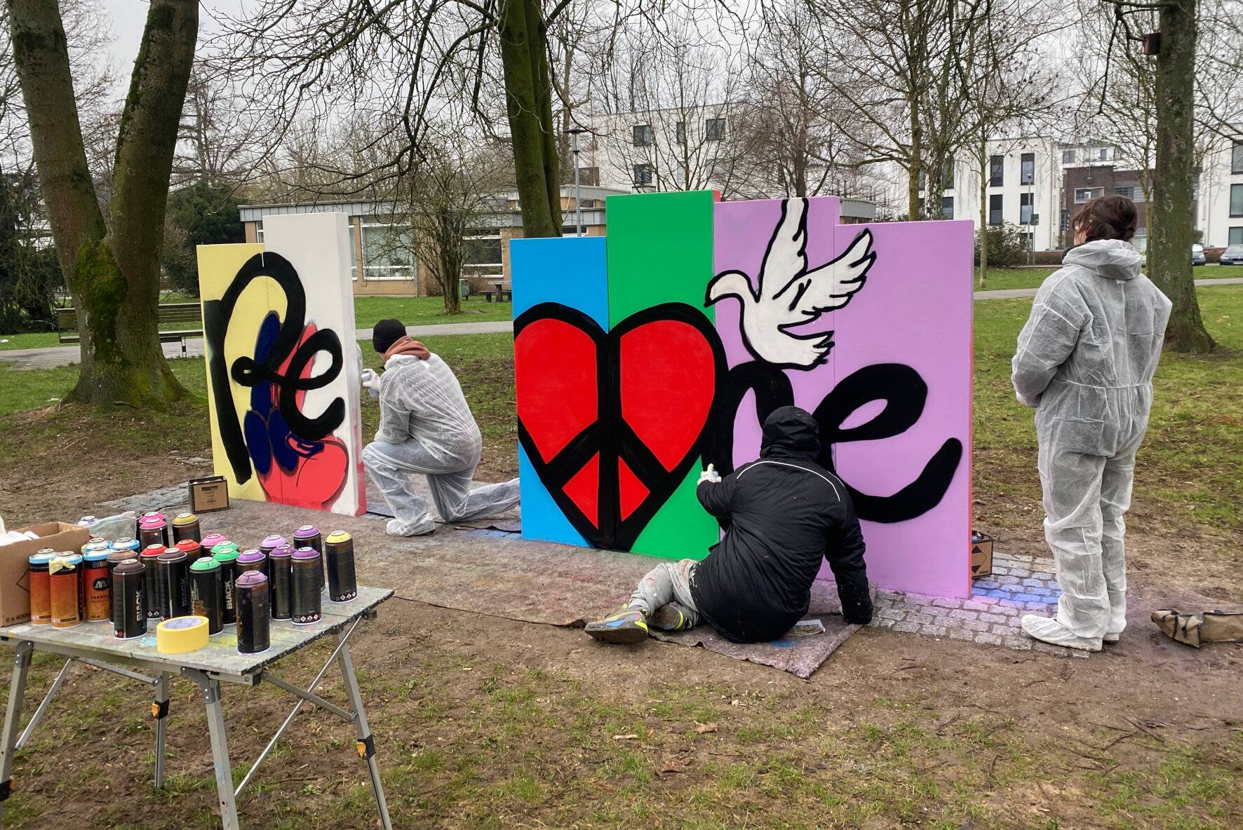 Öffentliche Graffiti-Wand im Bavierpark eingeweiht