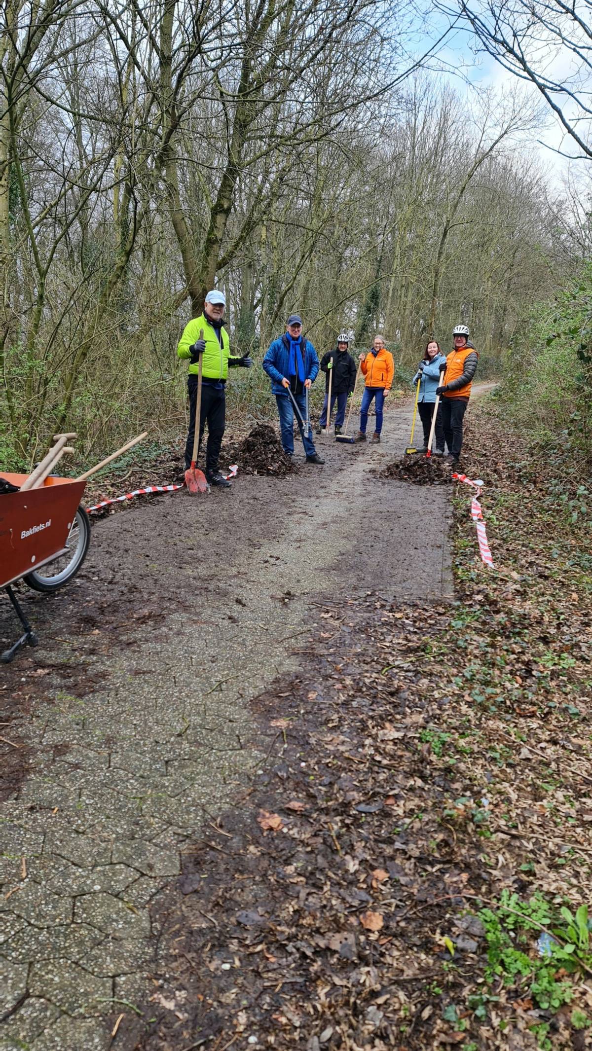 ADFC Erkrath beim Dreck weg-Tag mit dabei
