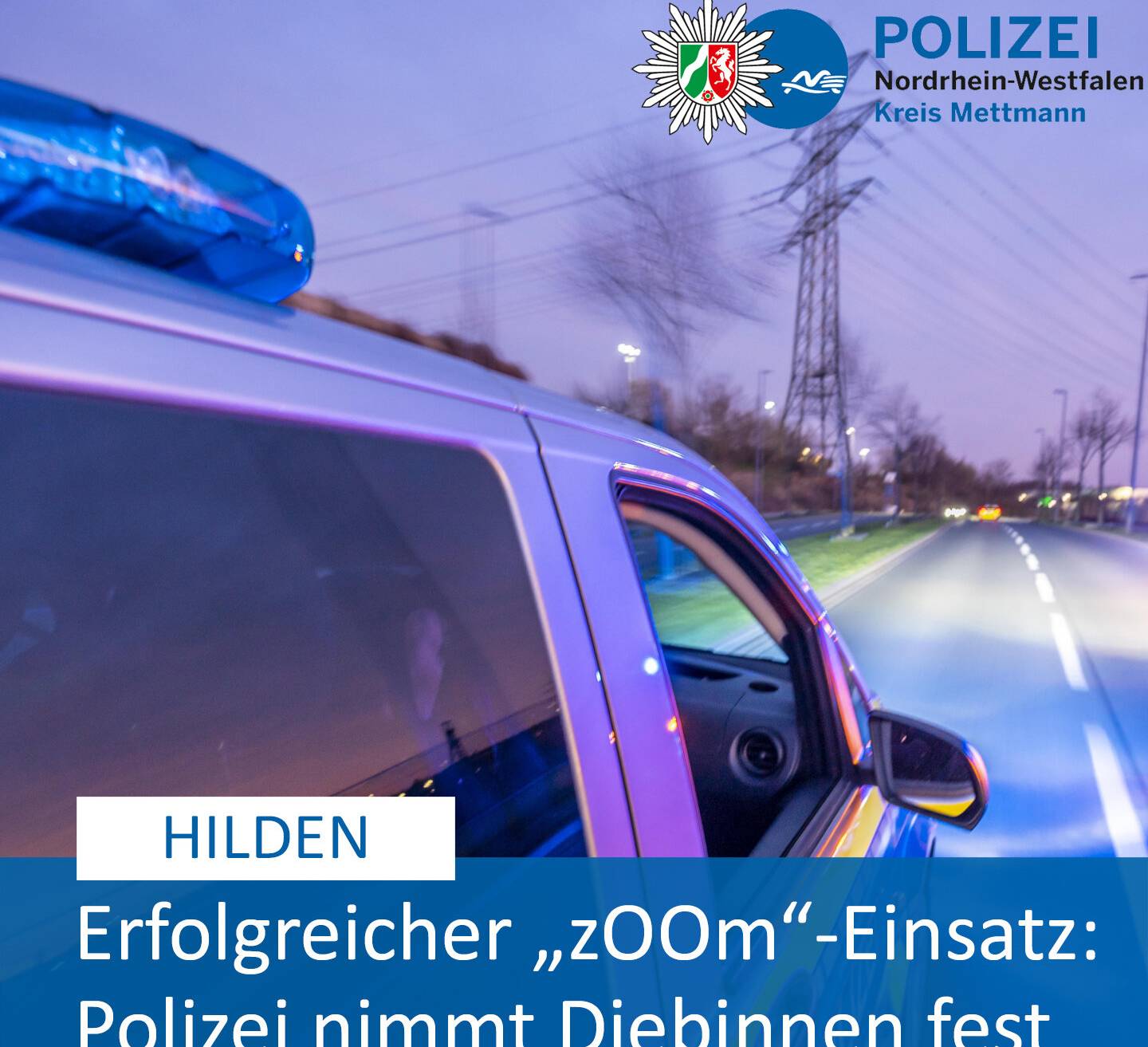 Polizei nimmt Diebinnen fest