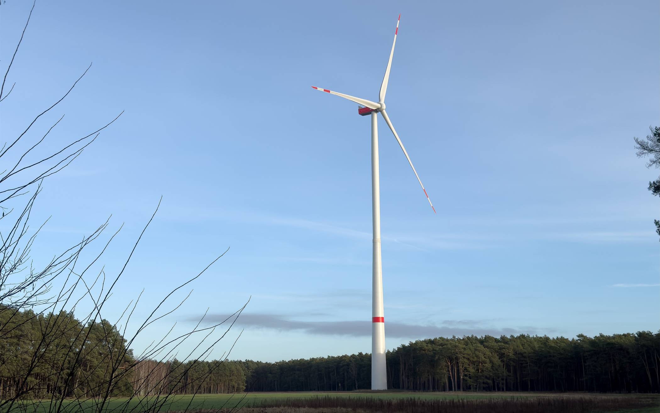  Windpark Görzig in Brandenburg. 