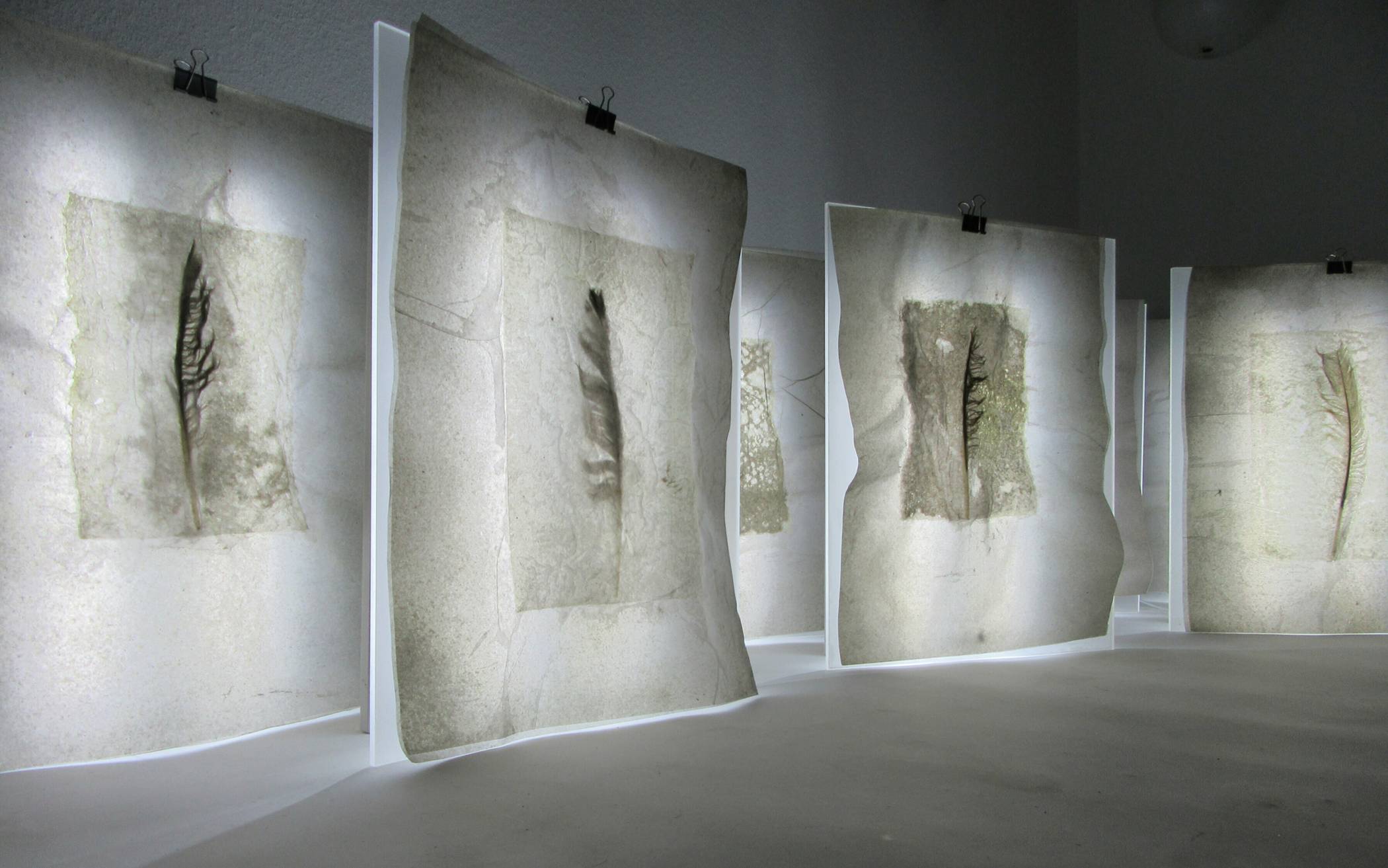 Das Werk „Spuren“ von Katja Wickert