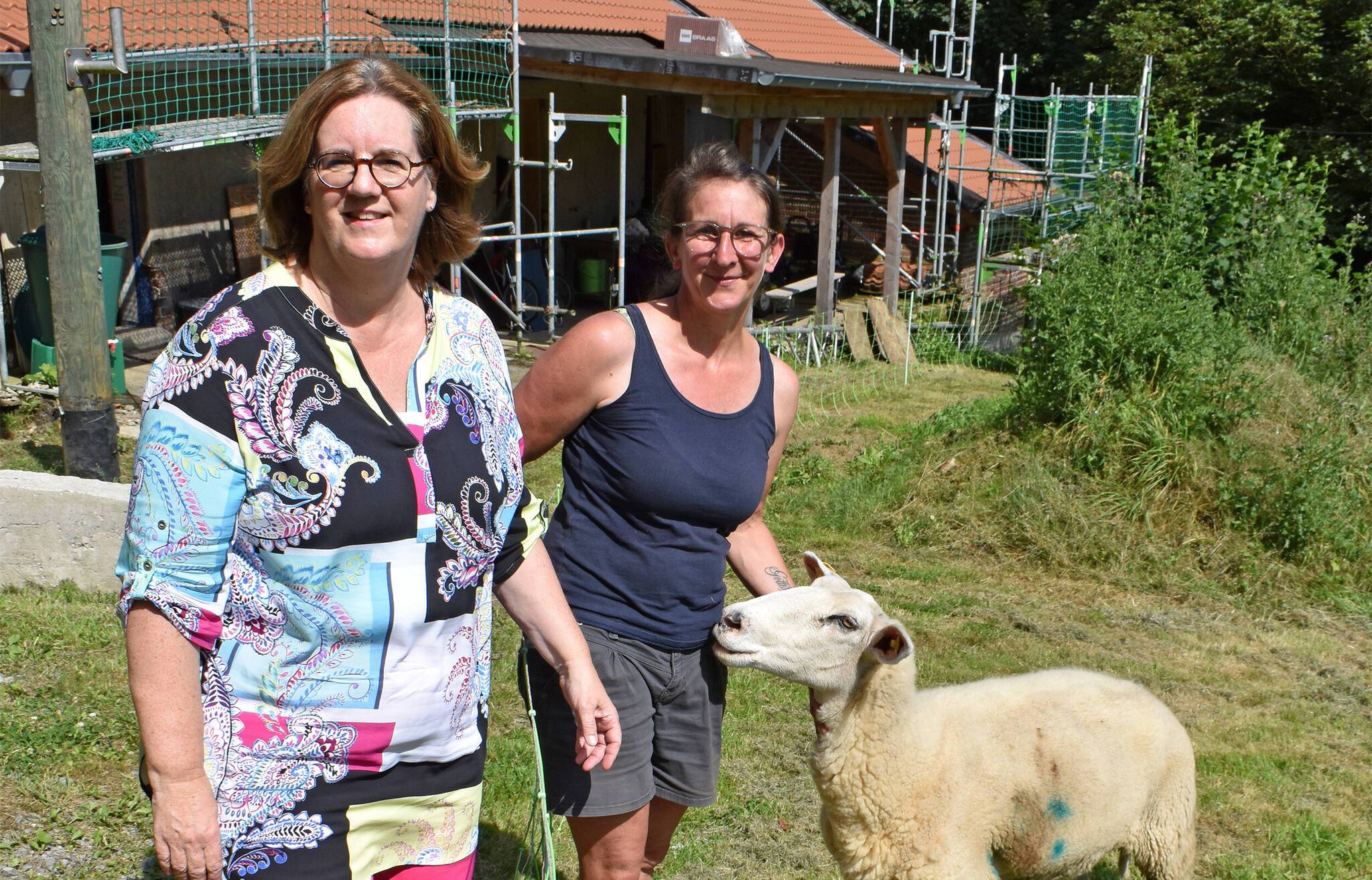 Kerstin Griese (li.) zusammen mit Stefanie Lamberti.