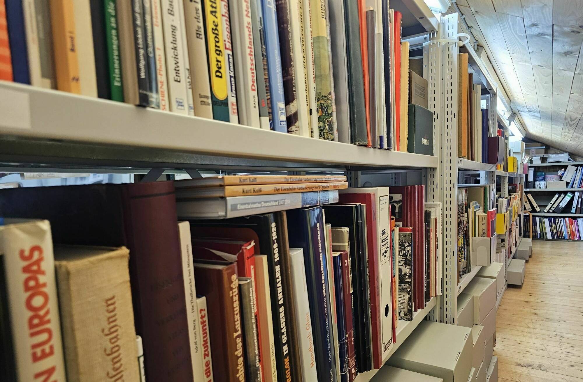 Das Archiv des Lokschuppen-Vereins Hochdahl. 