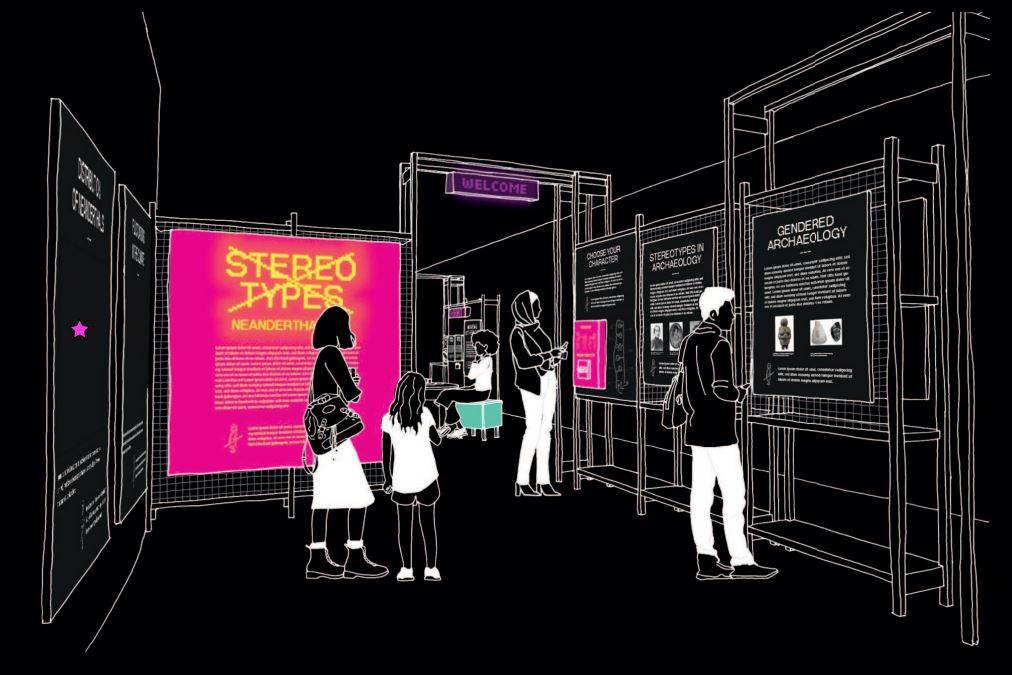 Sonderausstellung „Stereotypes Neanderthalerin”