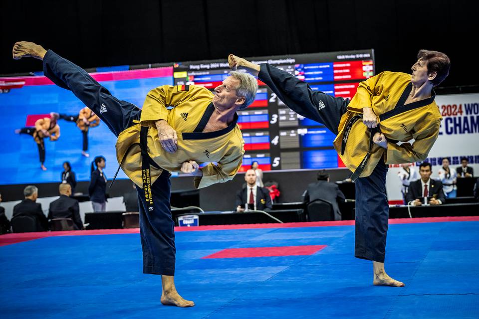 Bei den Poomsae-Weltmeisterschaften in Hong Kong
