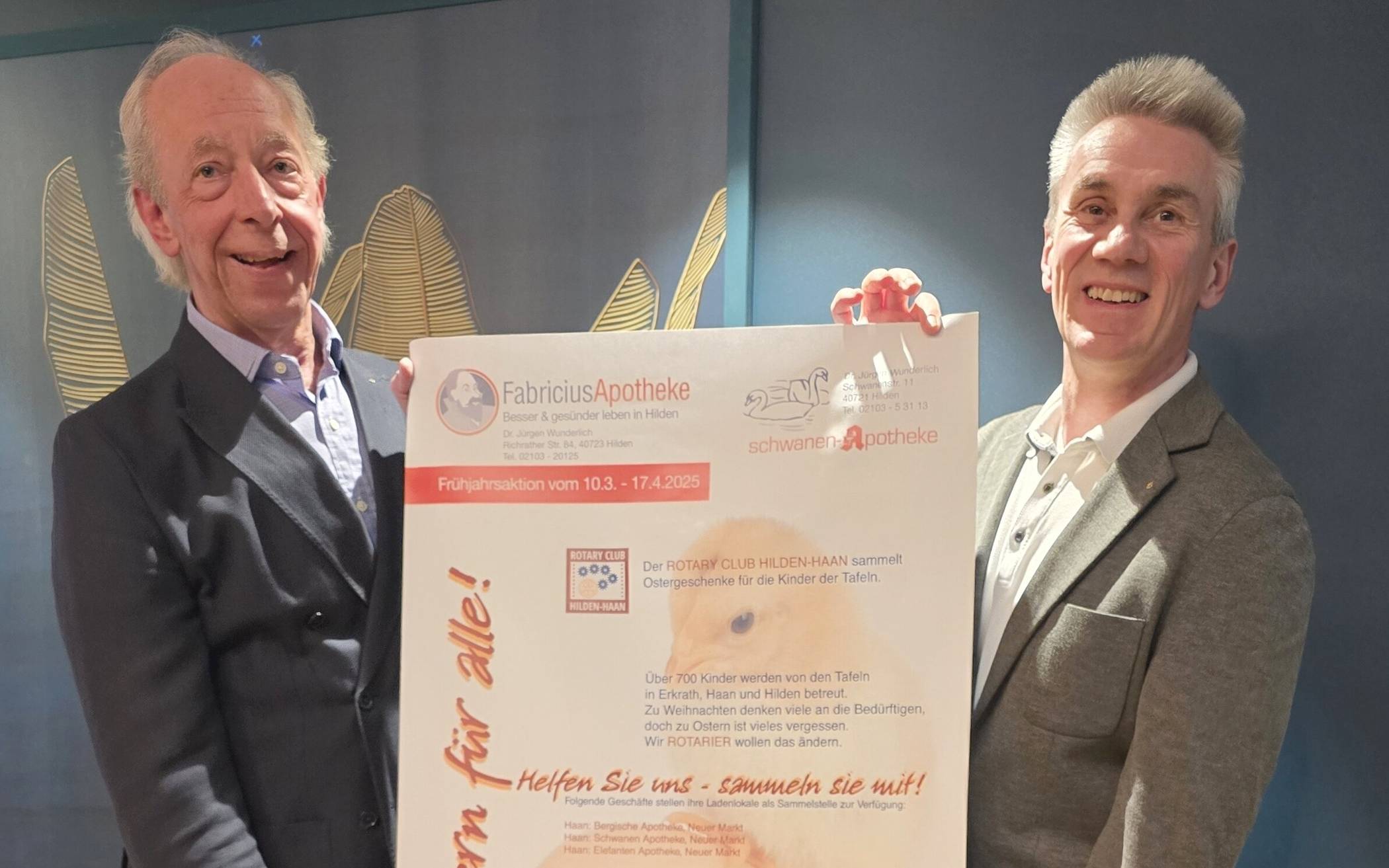 Jochem Dorloff  (re.) und Dr. Jürgen Wunderlich.