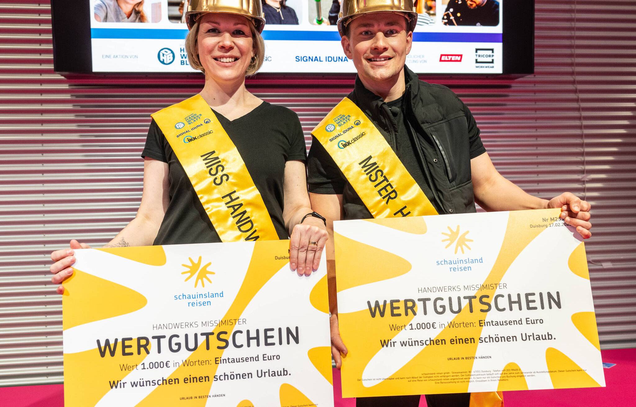 Miss und Mister Handwerk 2025 gekürt: Katja Lilu Melder und Marius Karl Hanten gewinnen den Titel