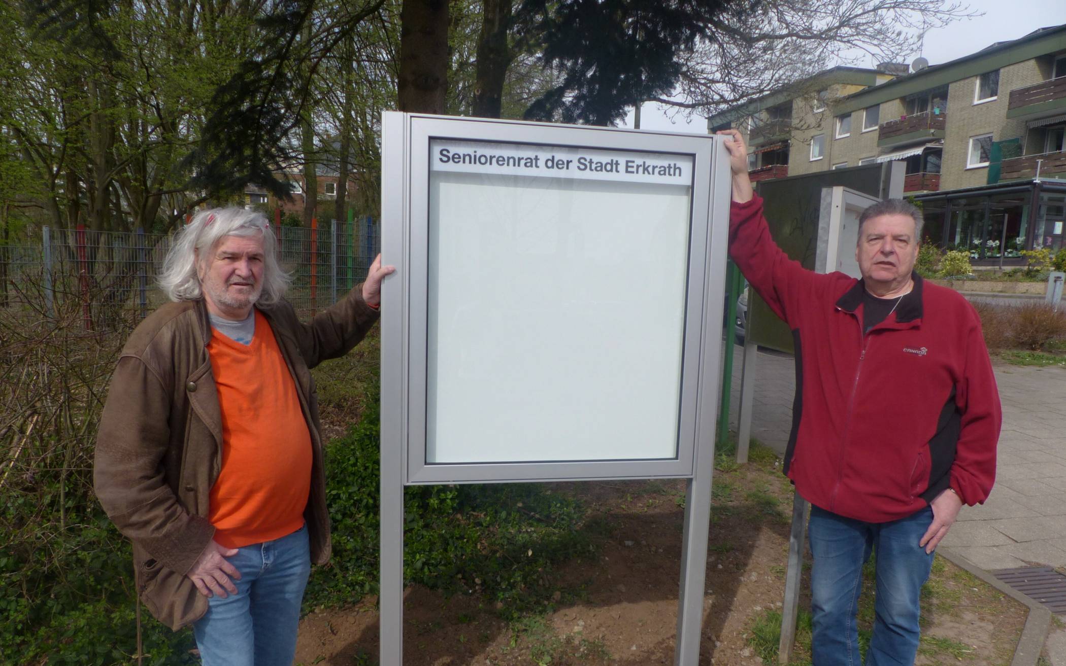 Der Seniorenrat hat jetzt einen Infokasten auf der Bergstraße