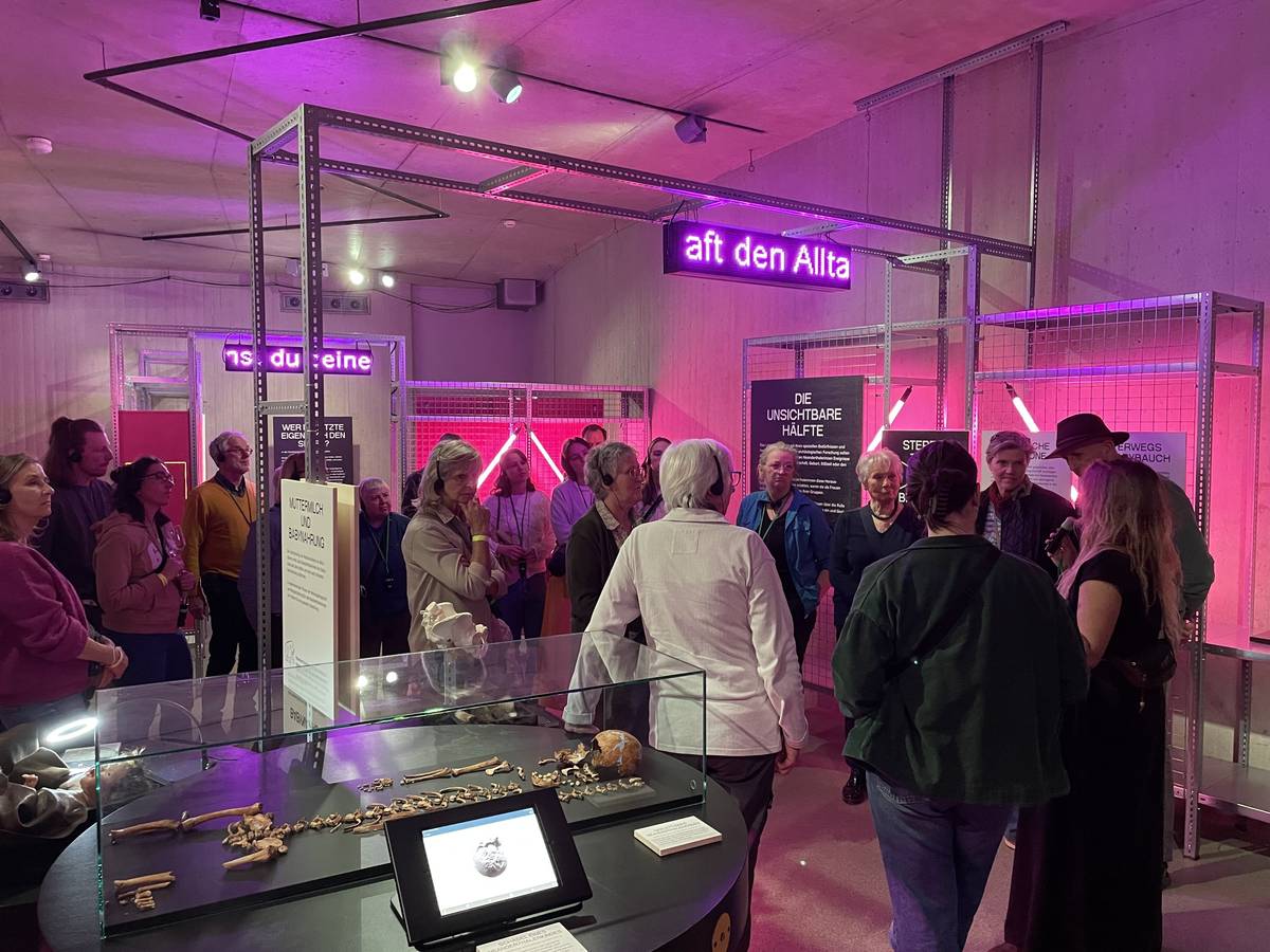 Ausstellung Stereotypes Neanderthalerin