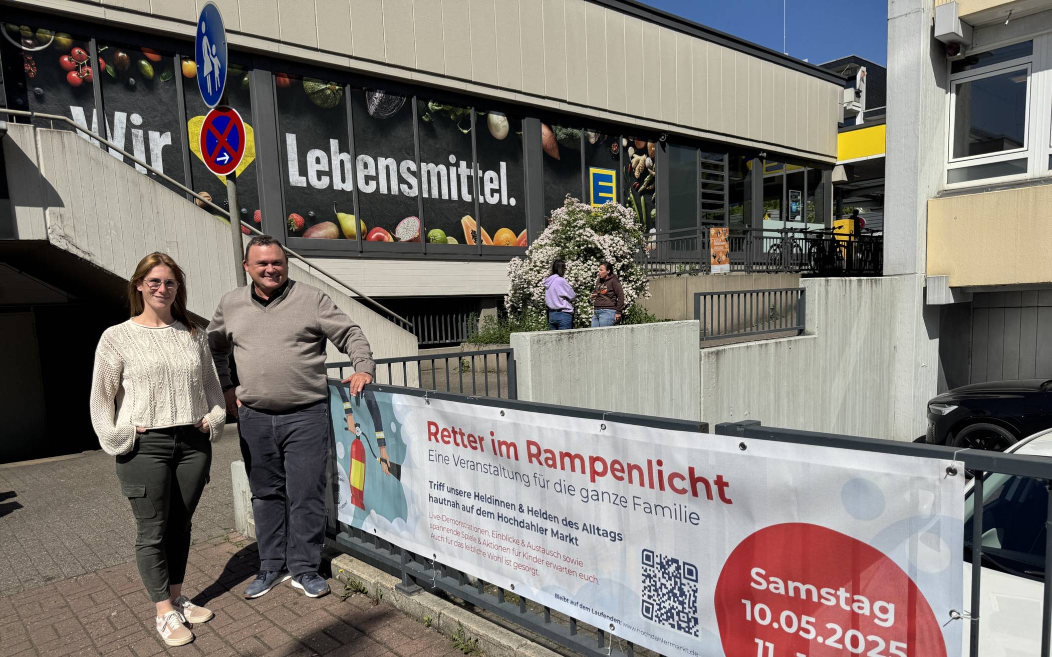 Laura Frauenrath und Peter Stütz (Vorstand