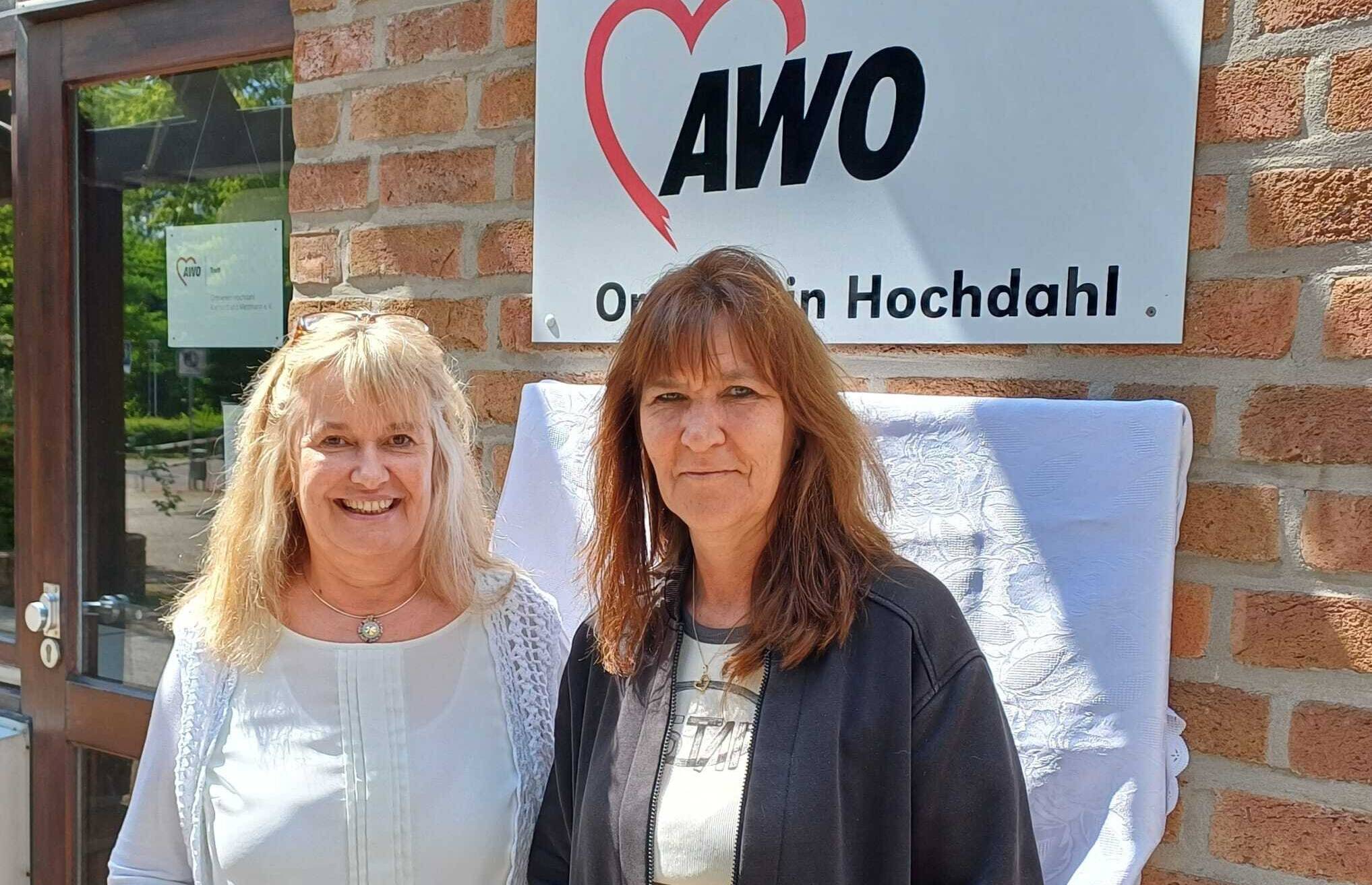  Silke Dietz (li.) und Angela Bauer von der AWO Hochdahl. 