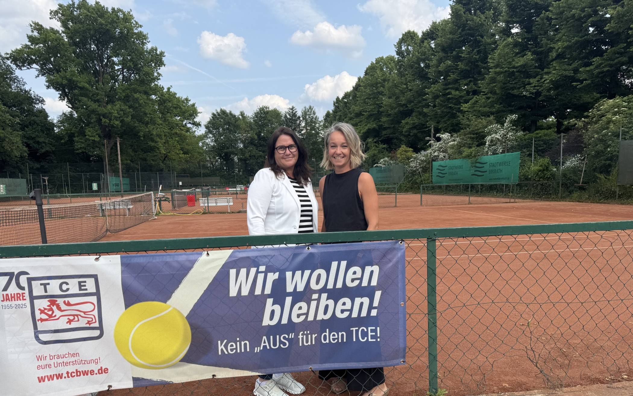Der TC Blau-Weiß Erkrath will bleiben: