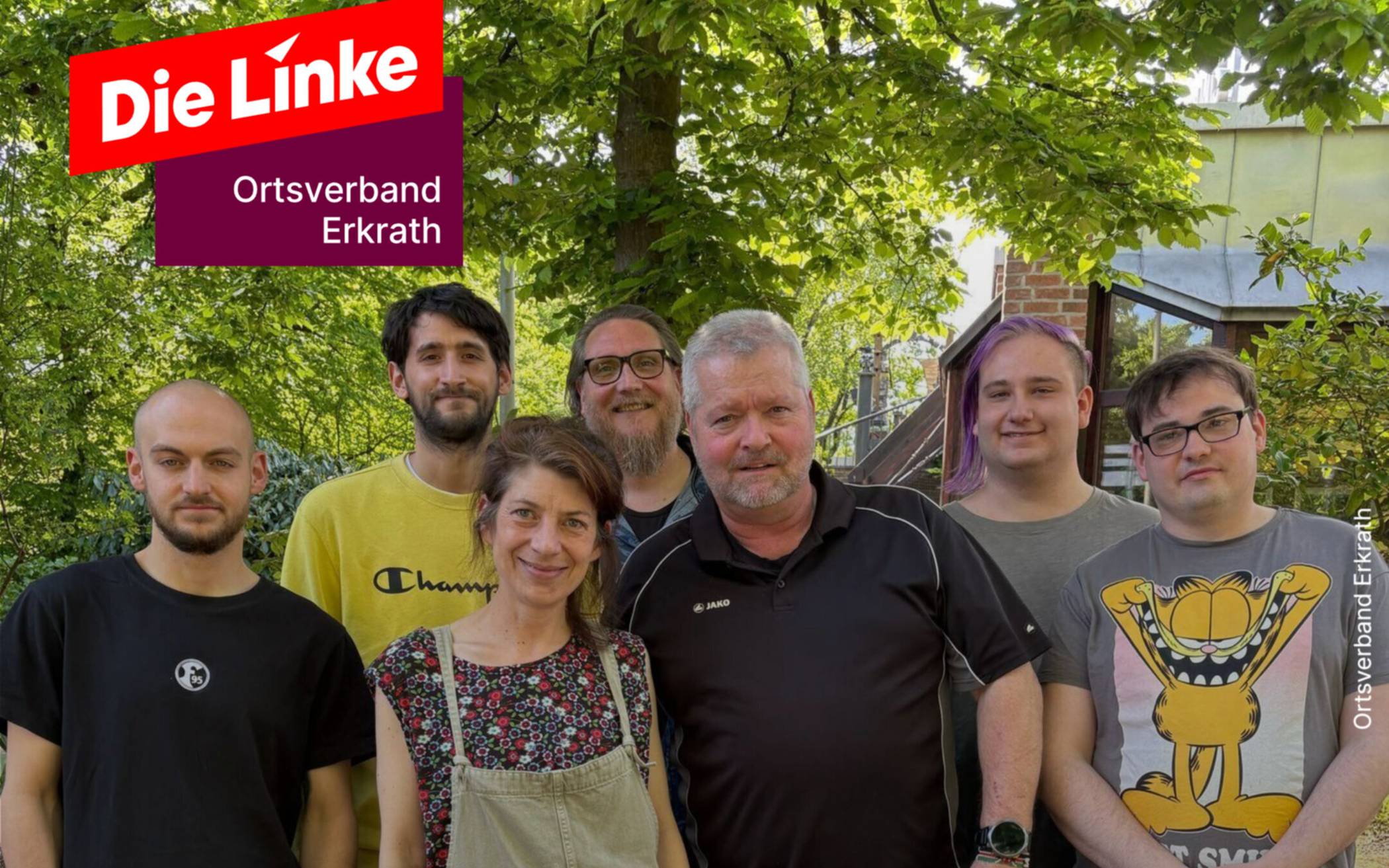 (v.li.) Der neue Vorstand der Erkrather