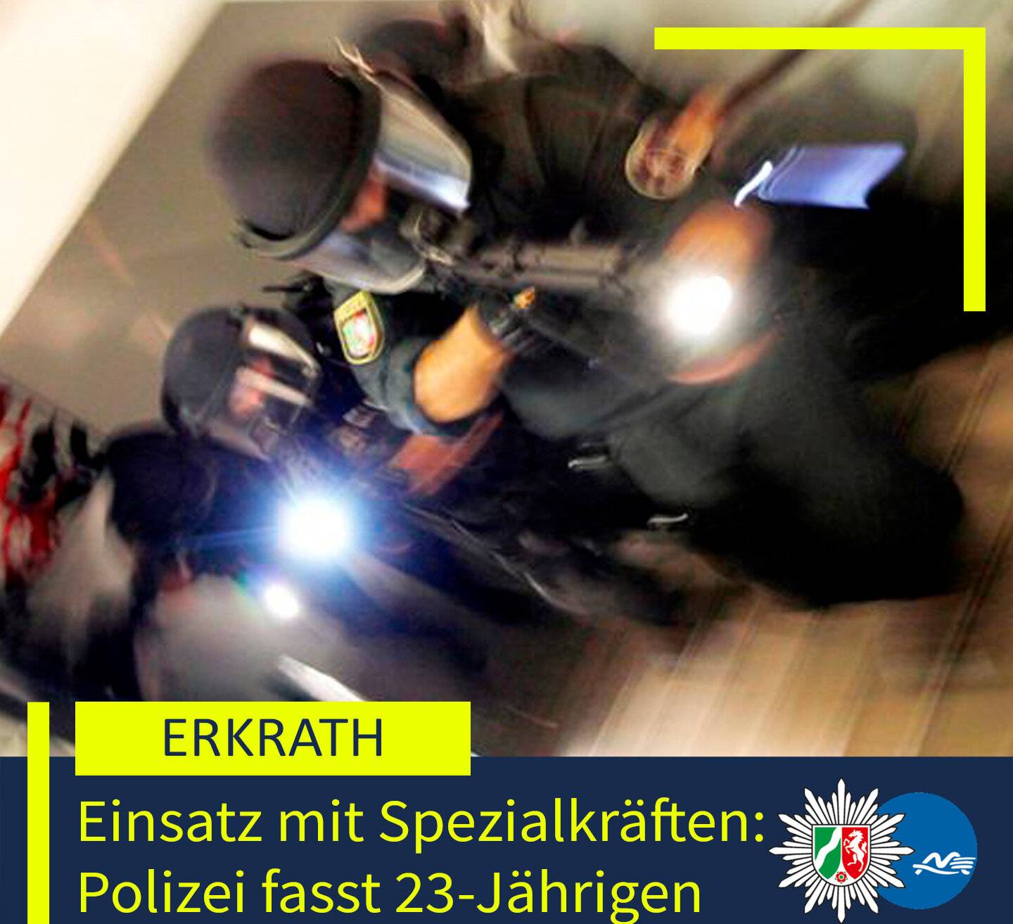 Polizei nimmt 23-Jährigen fest